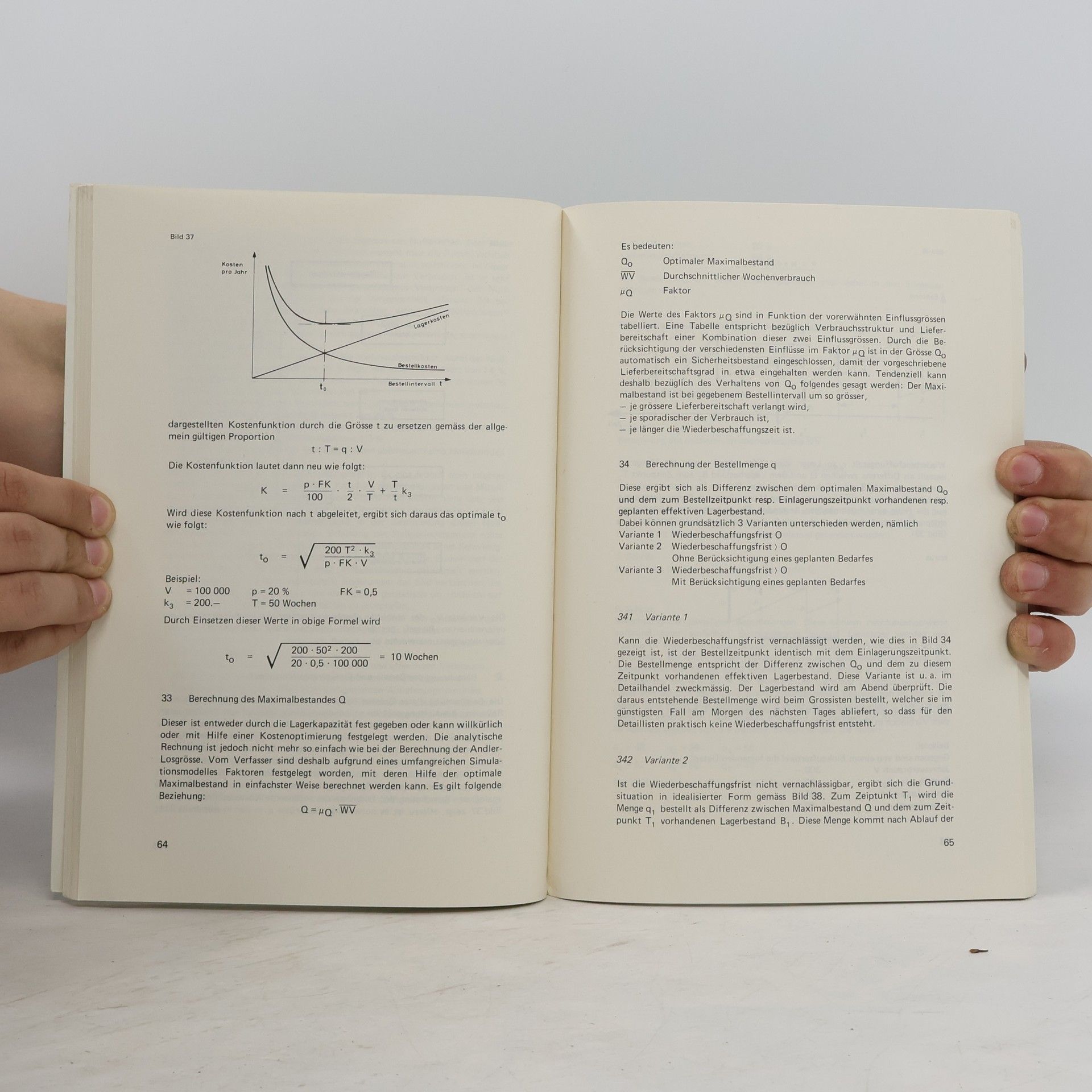 Erich Soom Schriftenreihe Planung und Kontrolle in der Unternehmung - 6: Optimale Lagerbewirtschaftung in Industrie, Gewerbe und Handel