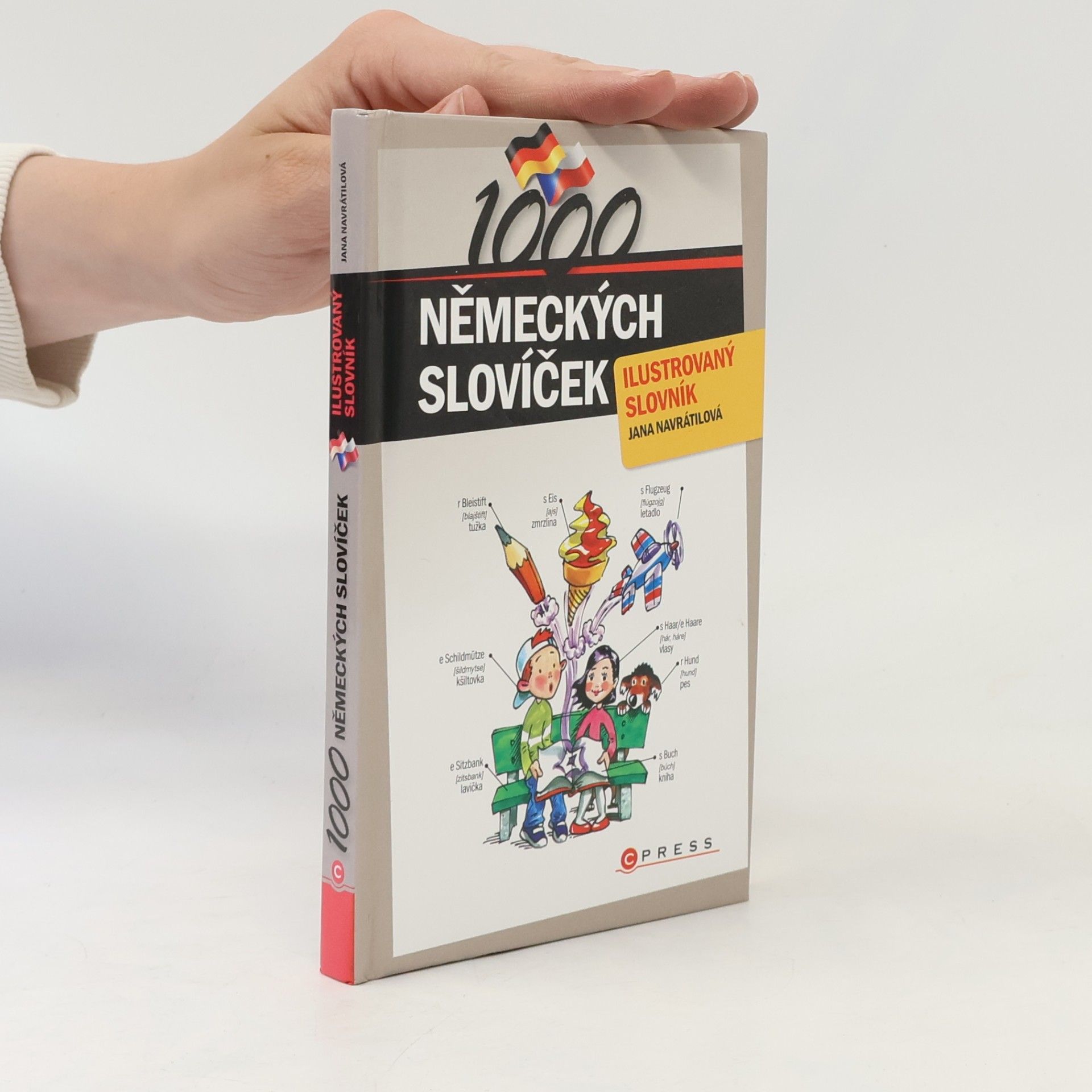 Jana Navrátilová 1000 německých slovíček : ilustrovaný slovník