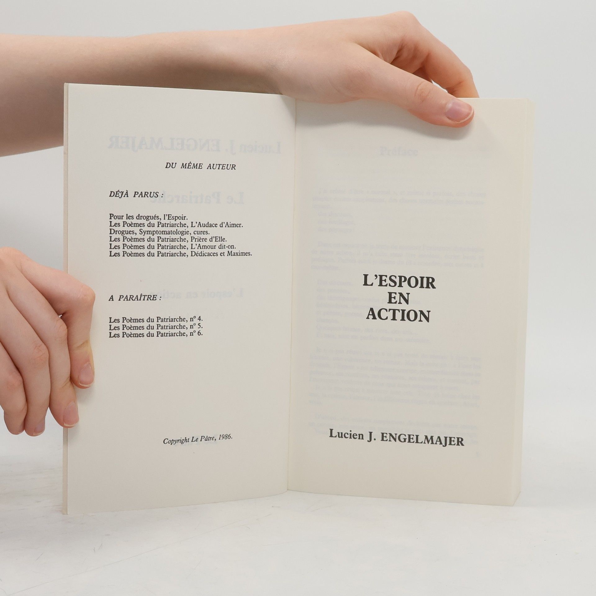 Lucien J. Engelmajer Le patriarche. L'espoir en action