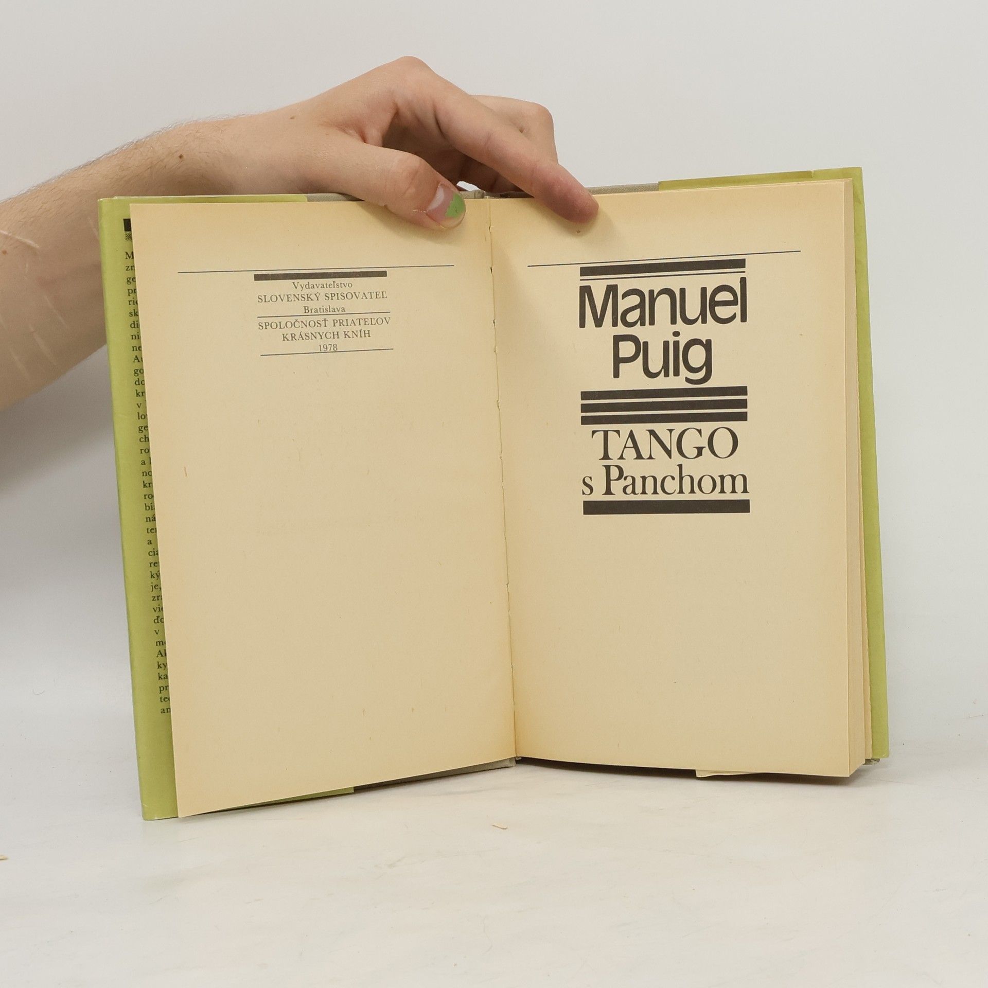 Manuel Puig Tango s Panchom