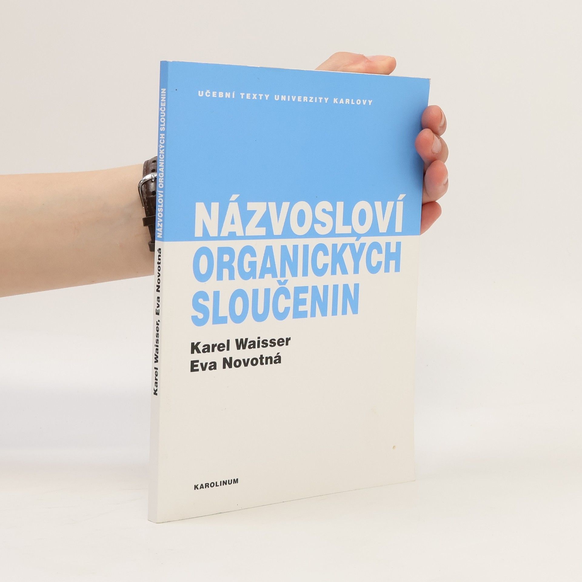 Karel Waisser Názvosloví organických sloučenin