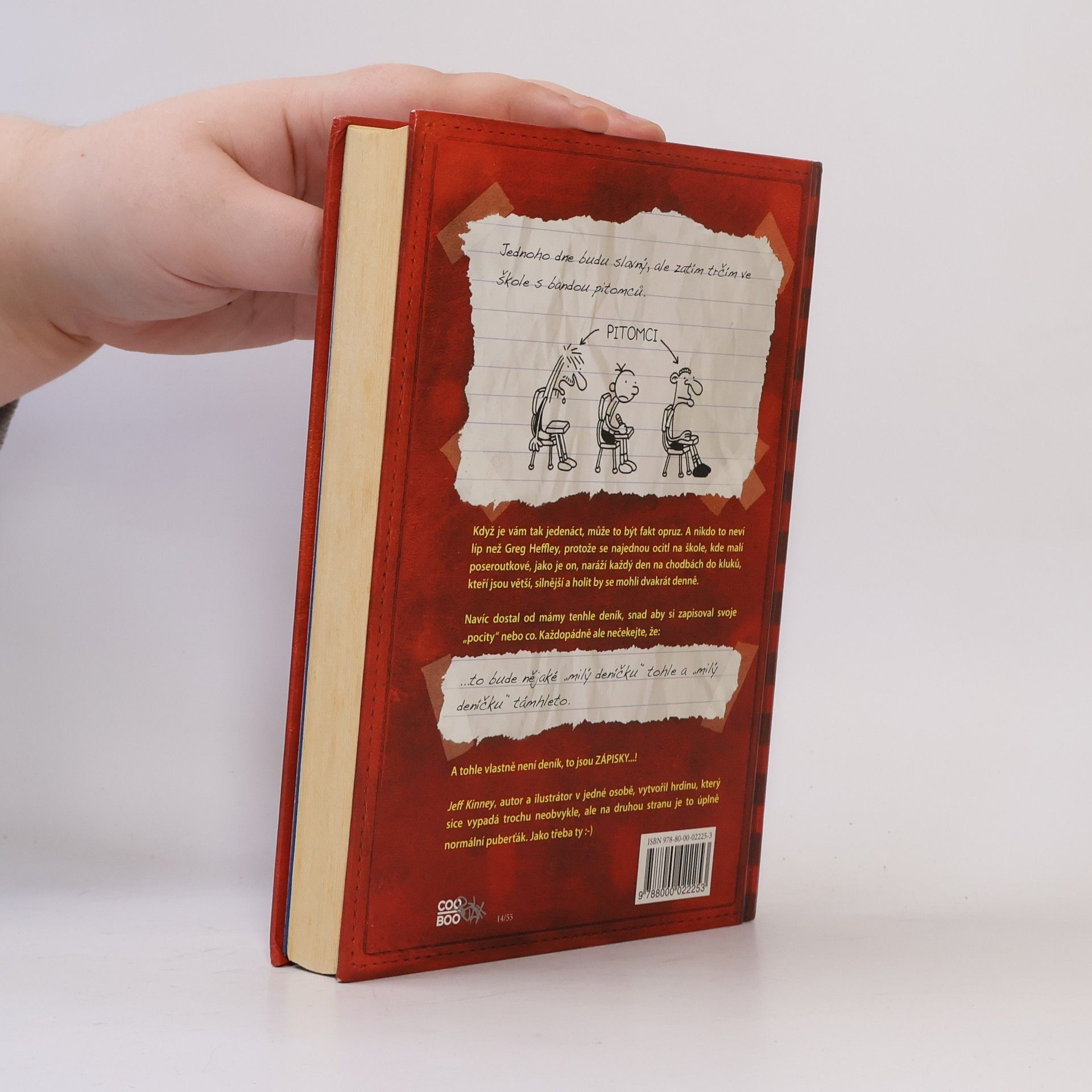 Jeff Kinney Deník malého poseroutky 1