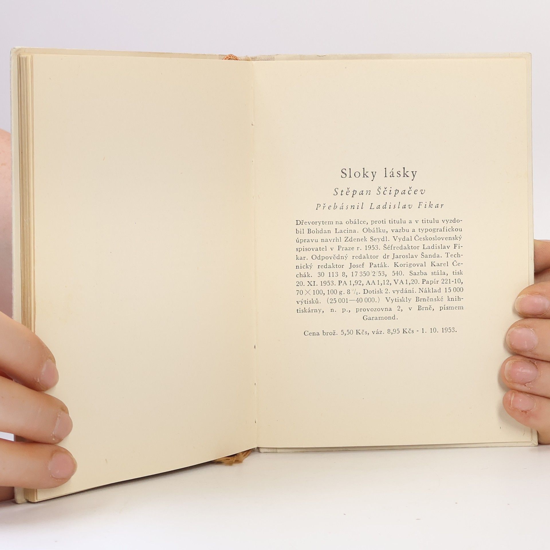 Stepan Petrovič Ščipačev Sloky lásky