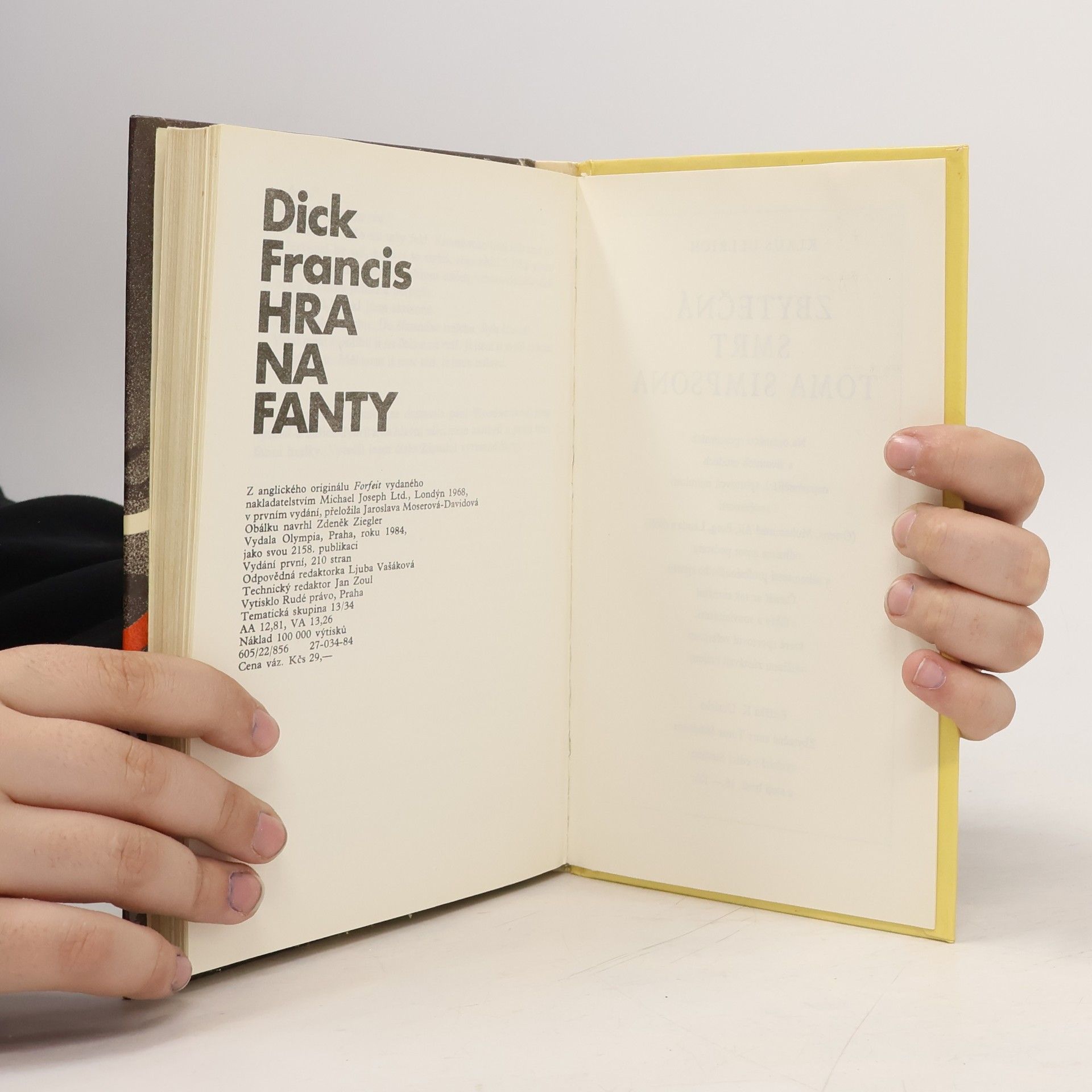 Dick Francis Hra na fanty