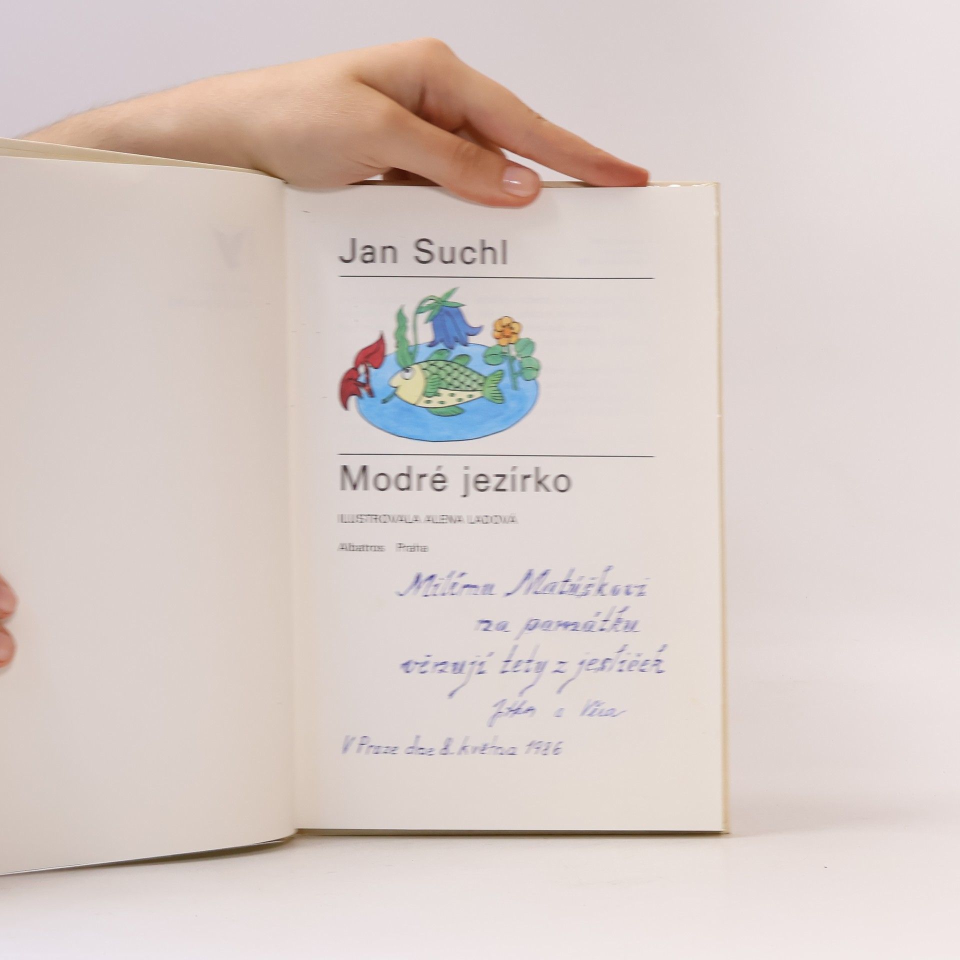 Jan Suchl Modré jezírko