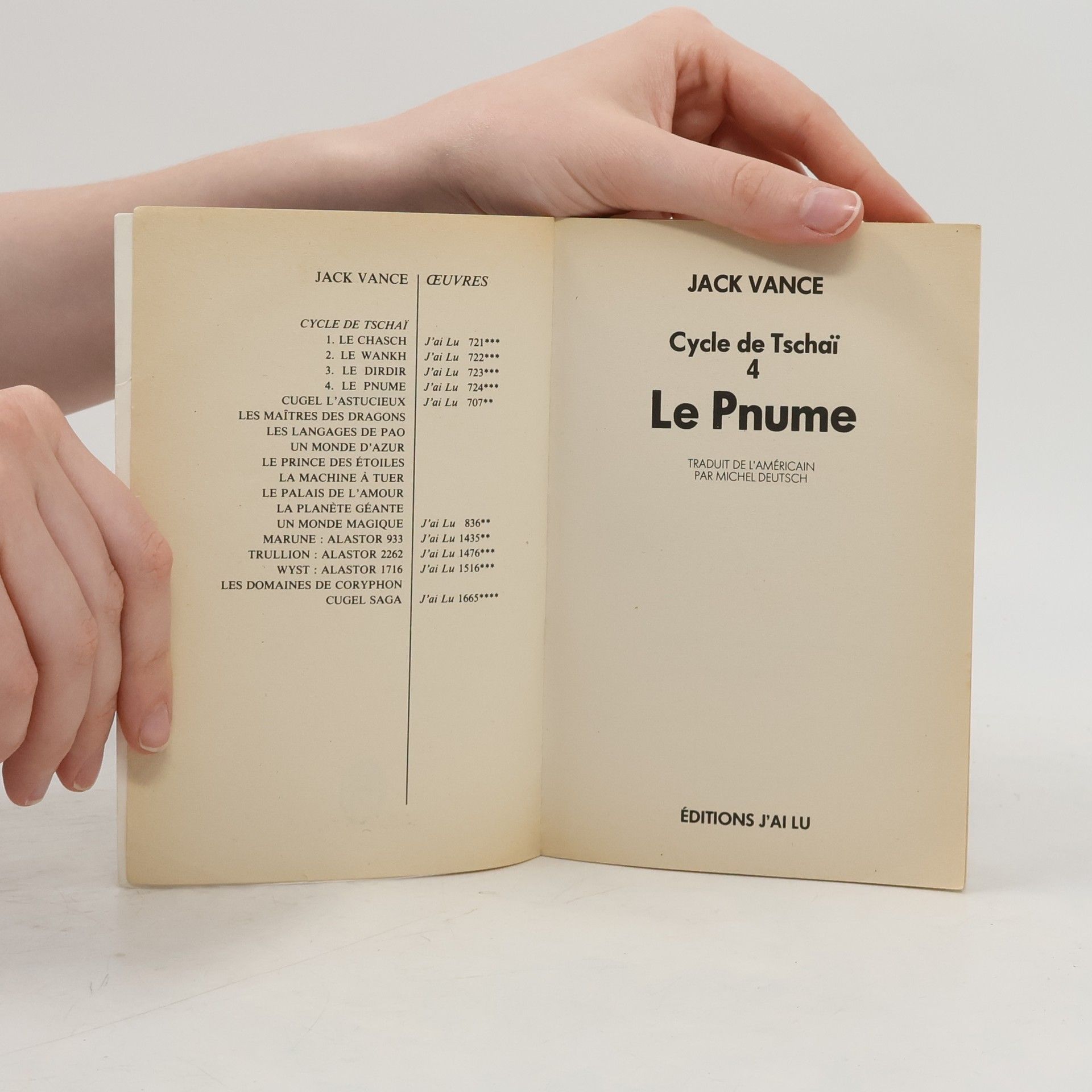 Jack Vance Cycle de Tschaï - 4: Le Pnume