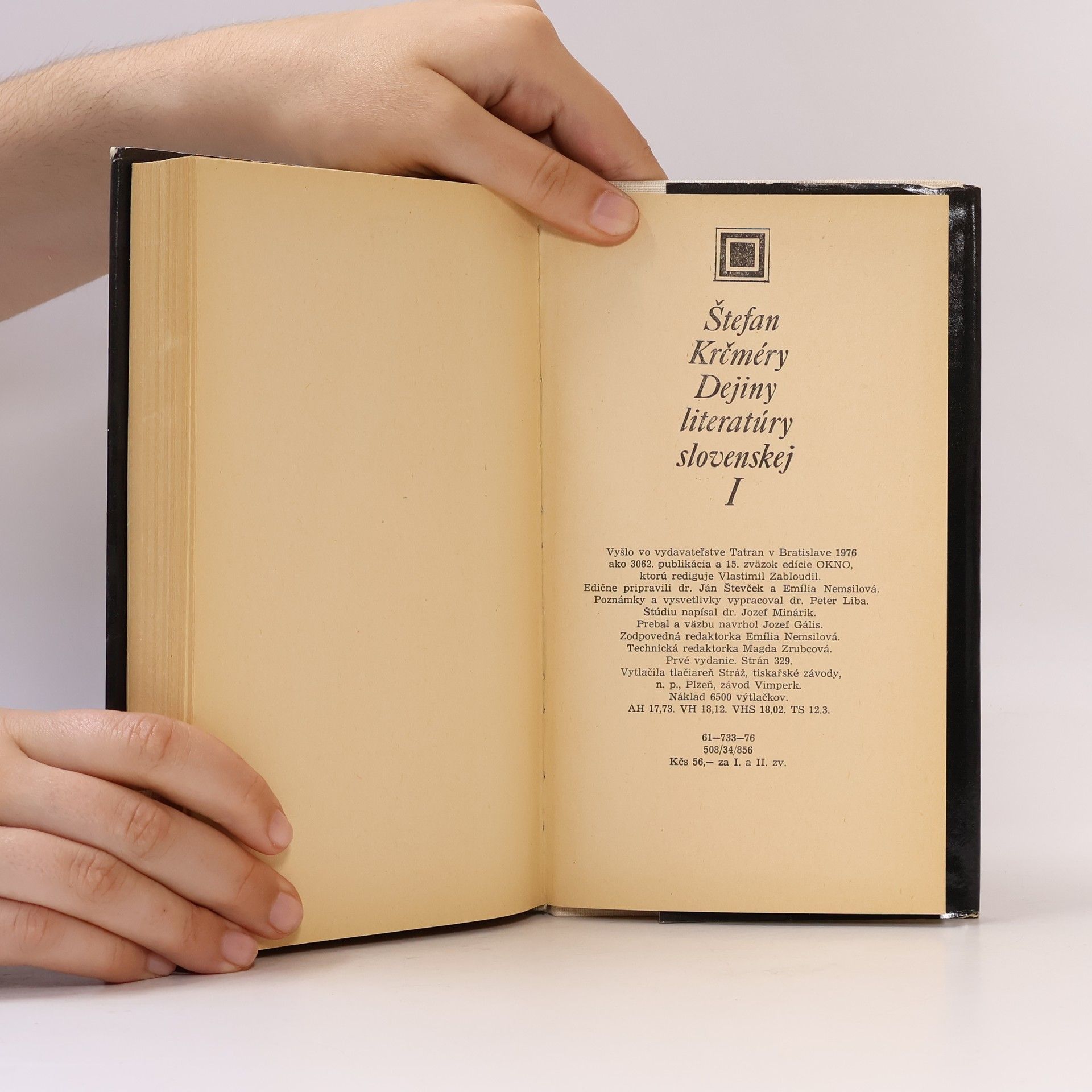Štefan Krčméry Dejiny literatúry slovenskej I.