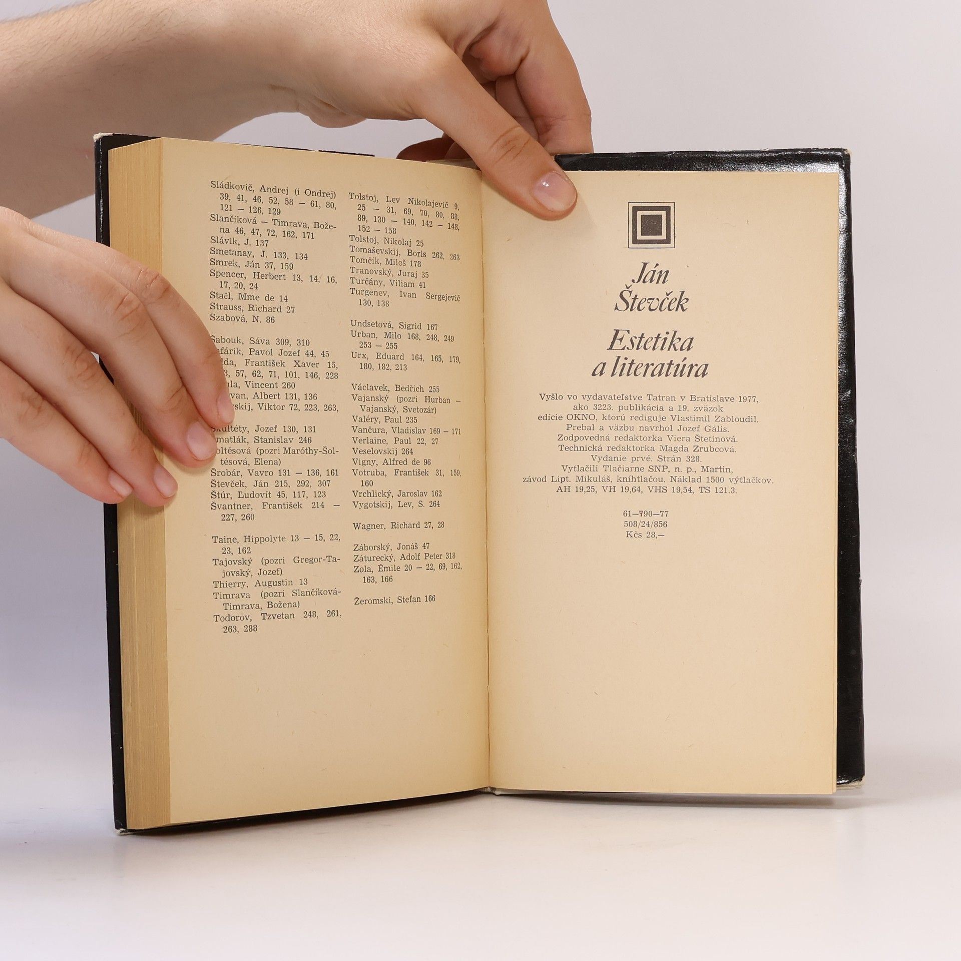 Ján Števček Estetika a literatúra