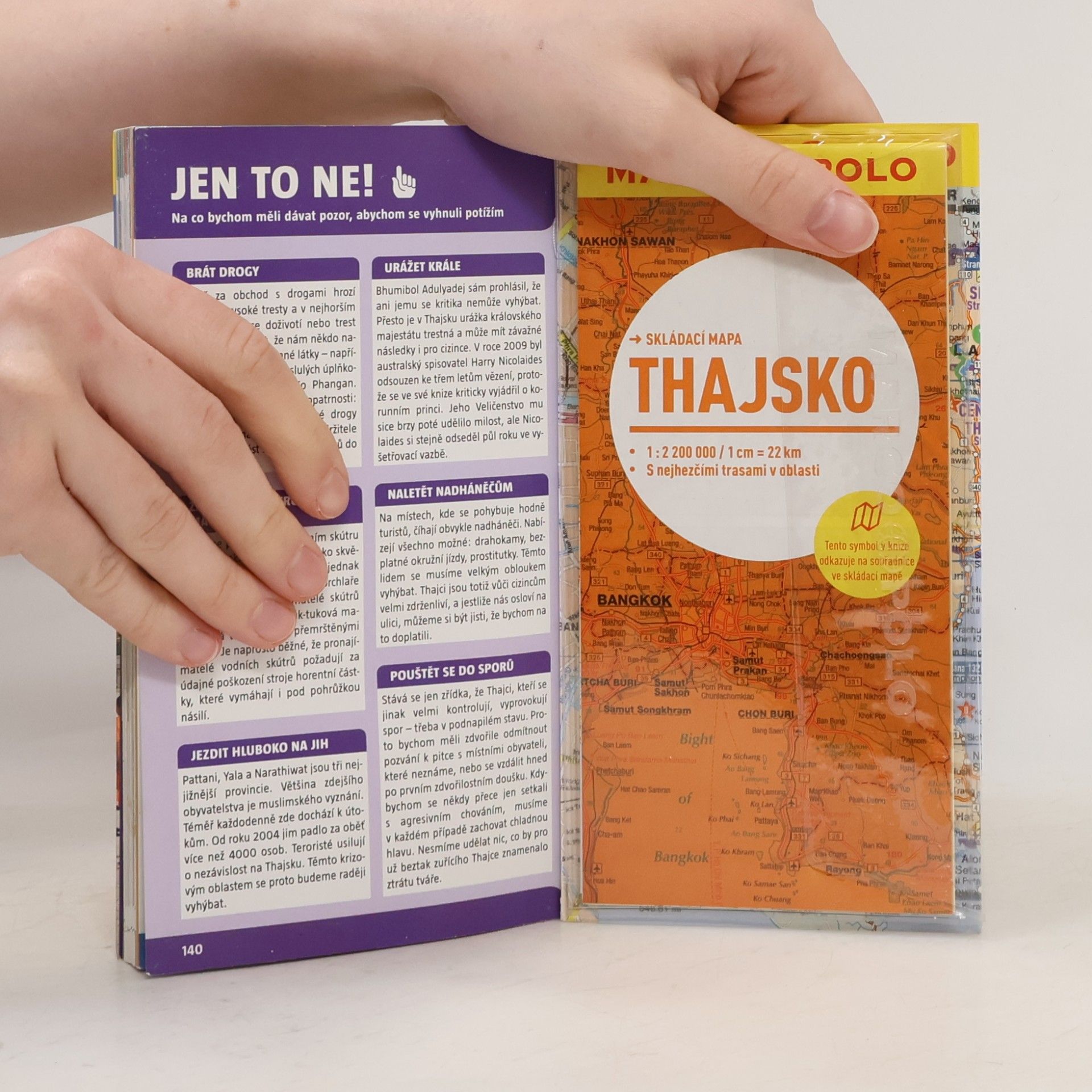 Wilfried Hahn Thajsko. Doporučené tipy. Se skládací mapou a cestovním atlasem