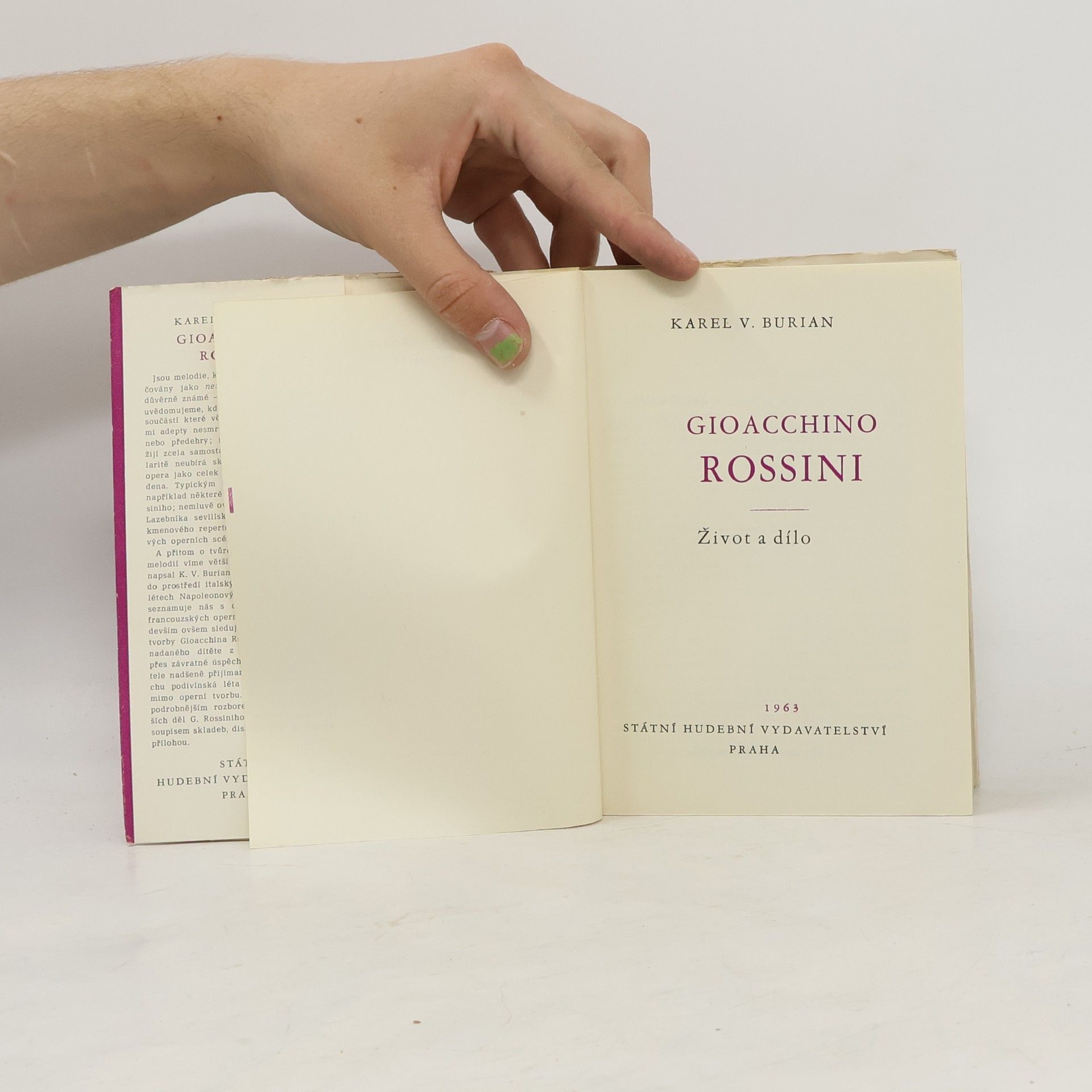 Karel A. Burian Gioacchino Rossini