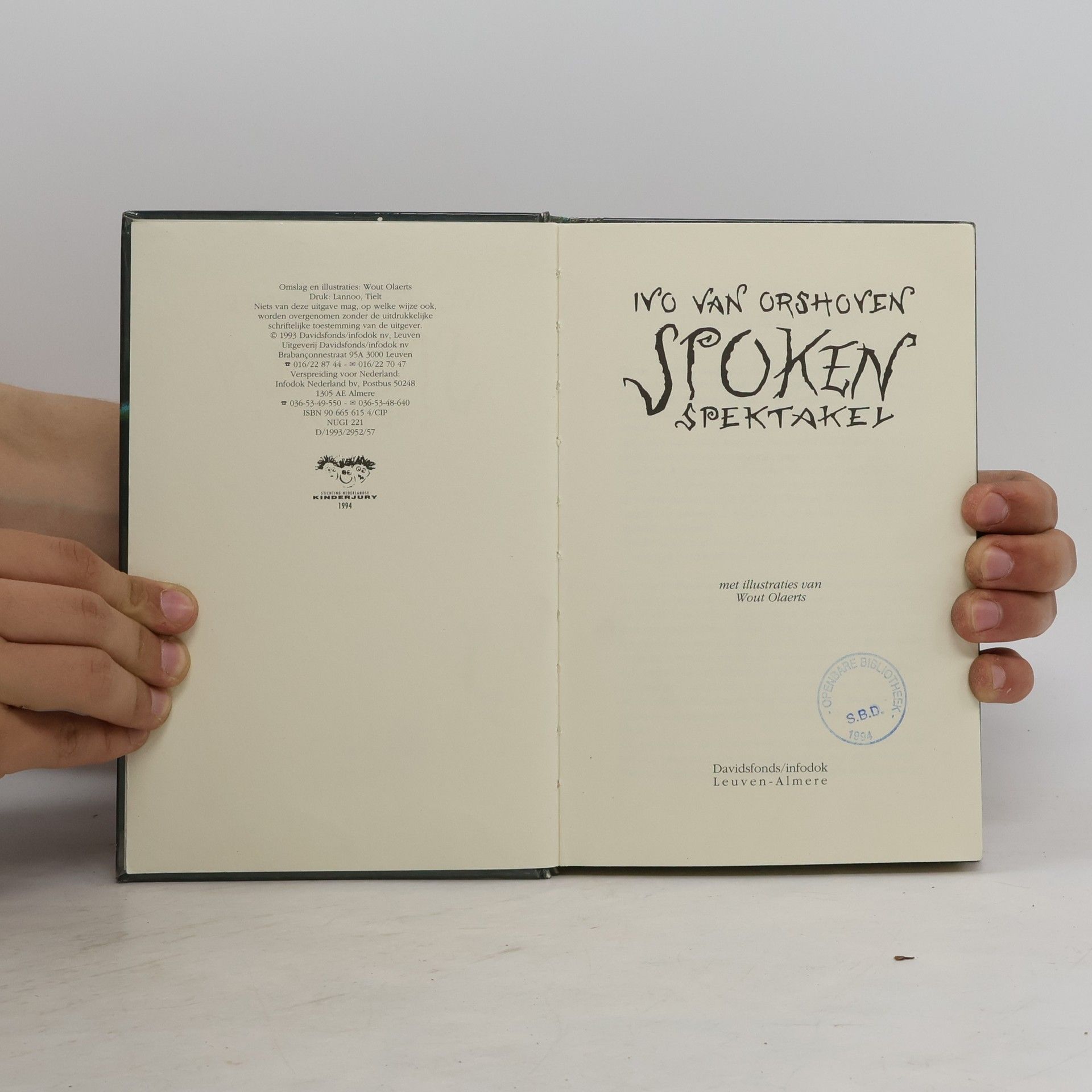 Ivo Van Orshoven Davidsfonds/Infodok-kinderboeken: Spoken spektakel