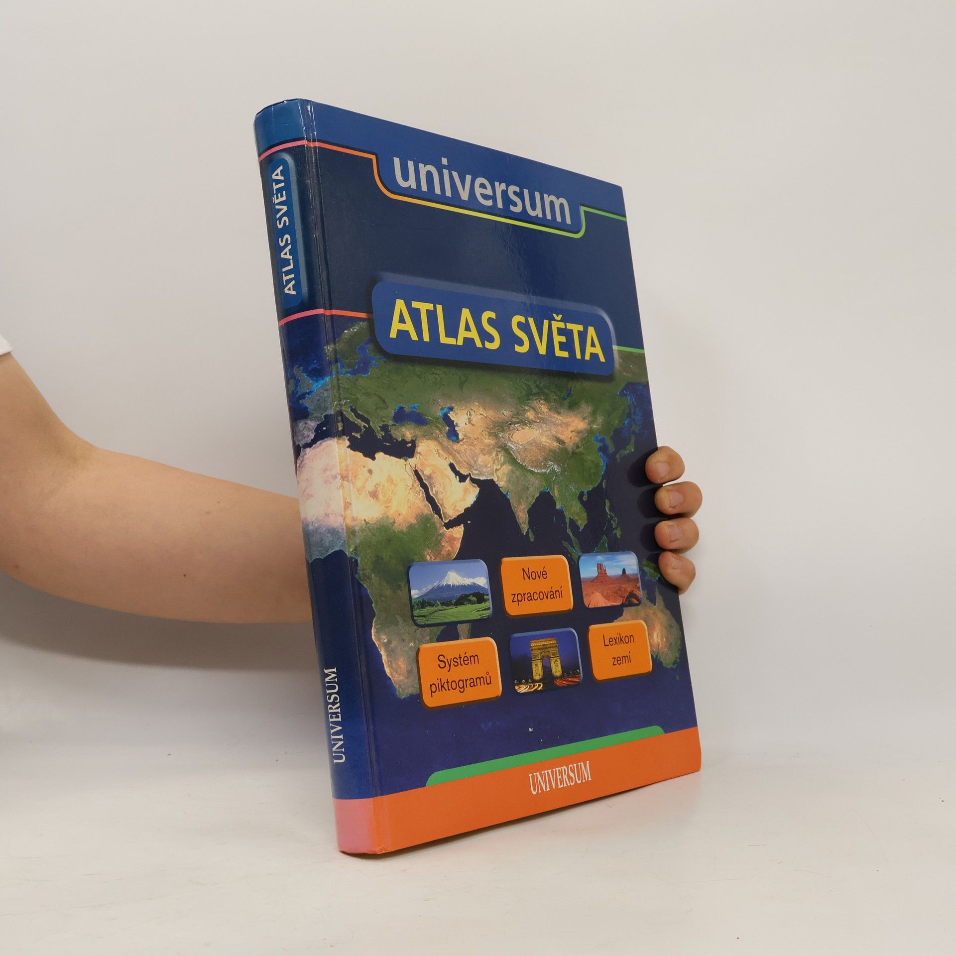 Irena Rybová Atlas světa nové zpracování, systém piktogramů, lexikon zemí