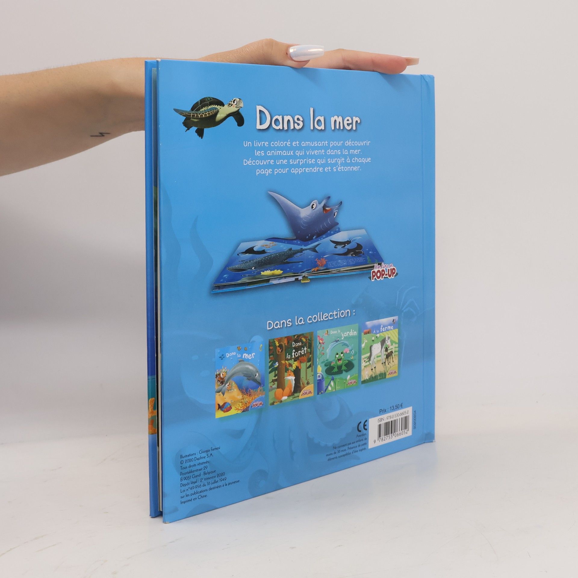 Dans la mer: Mon livre pop-up