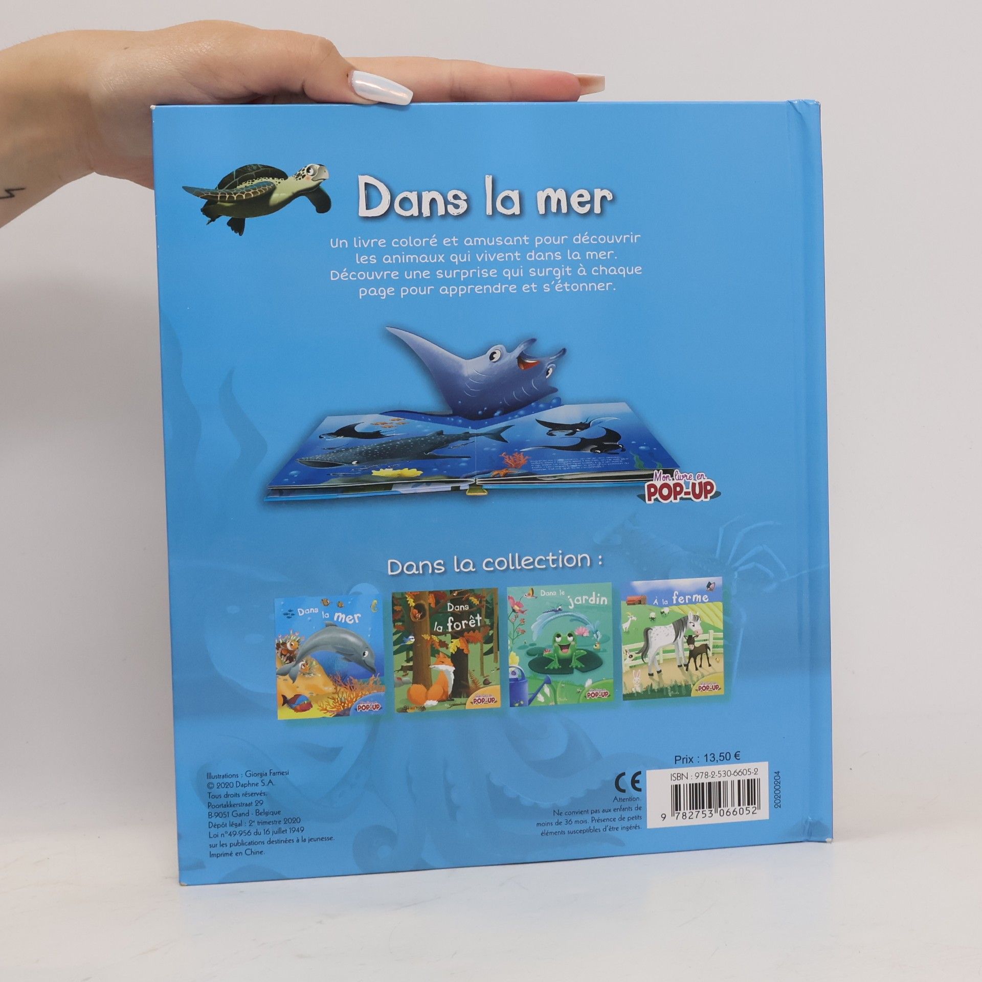 Dans la mer: Mon livre pop-up