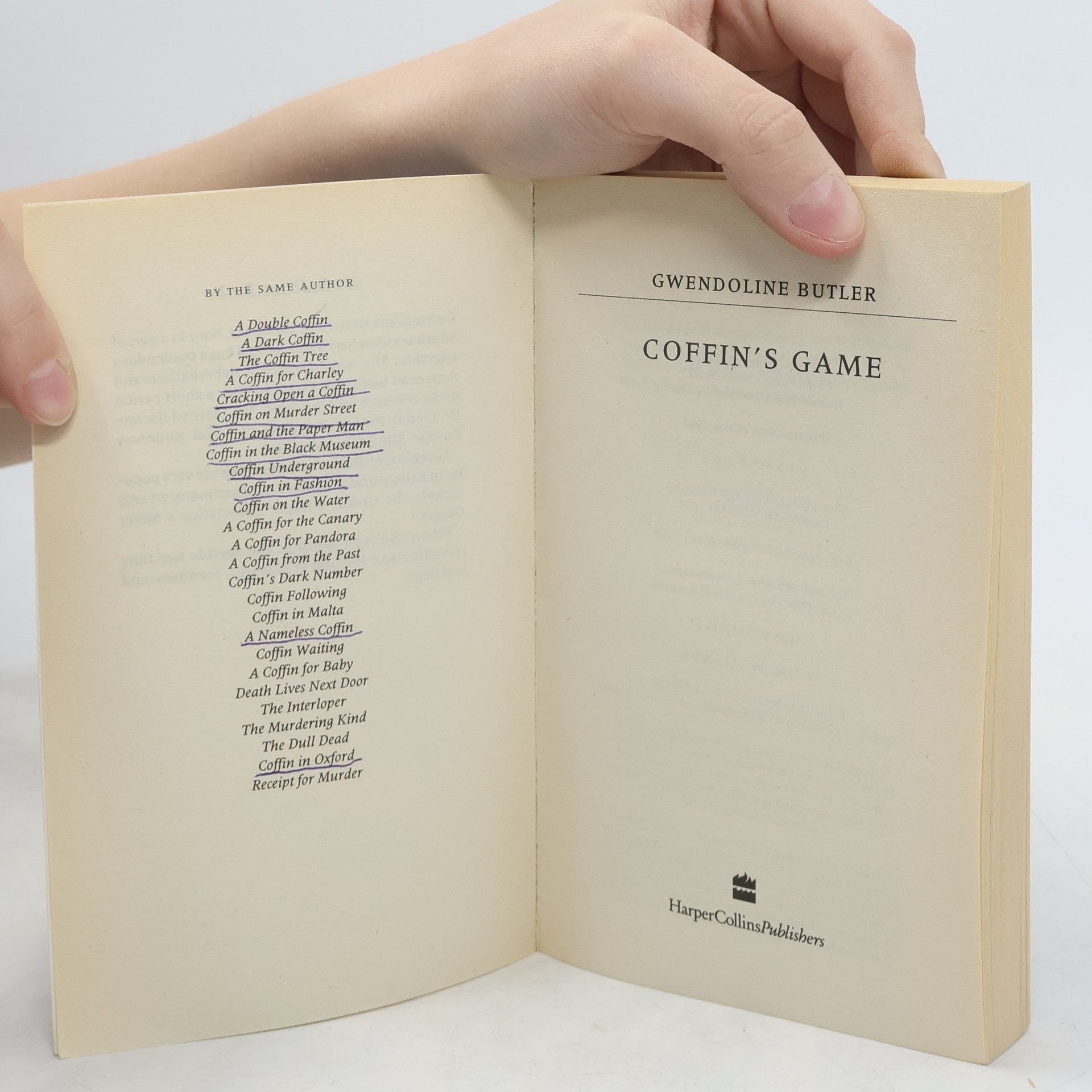 Gwendoline Butler Coffins Game