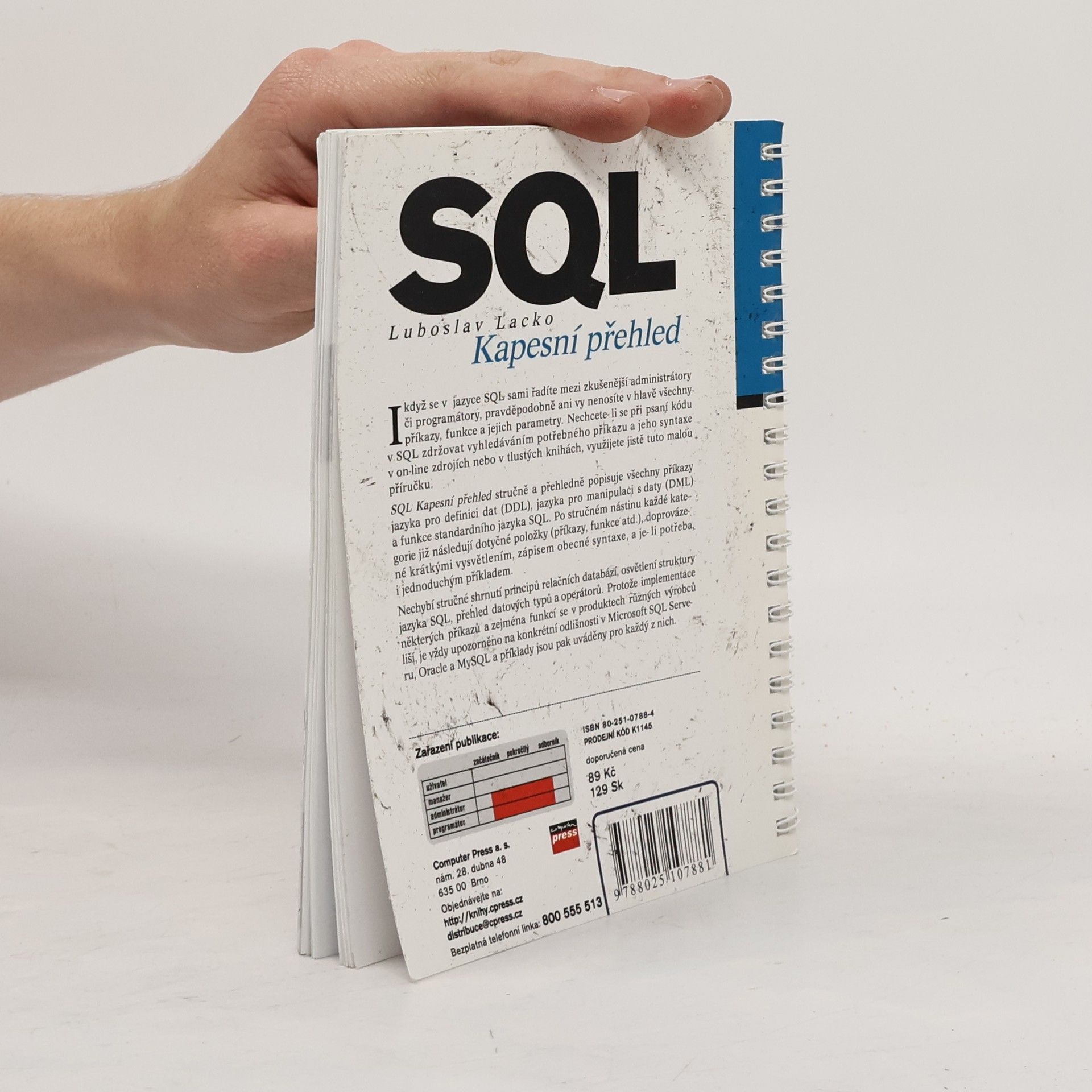 Ľuboslav Lacko SQL. Kapesní přehled