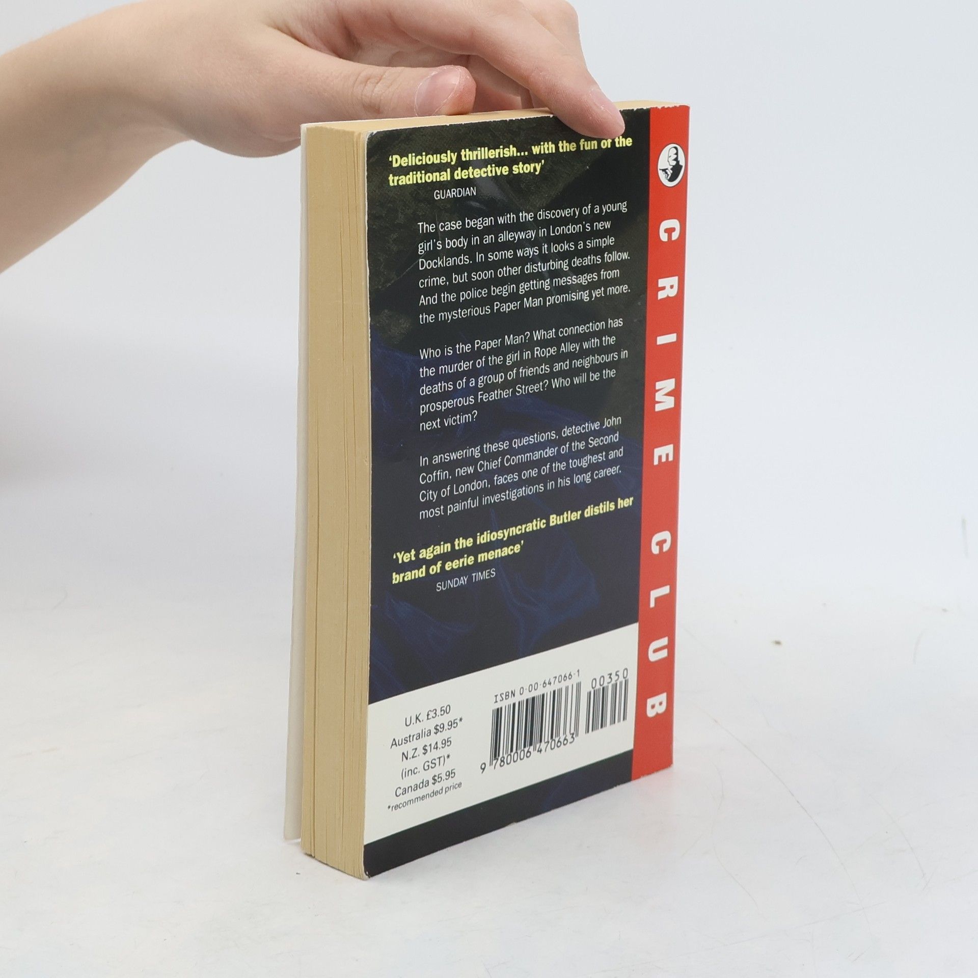 Gwendoline Butler Crime Club: Coffin and the Paper Man