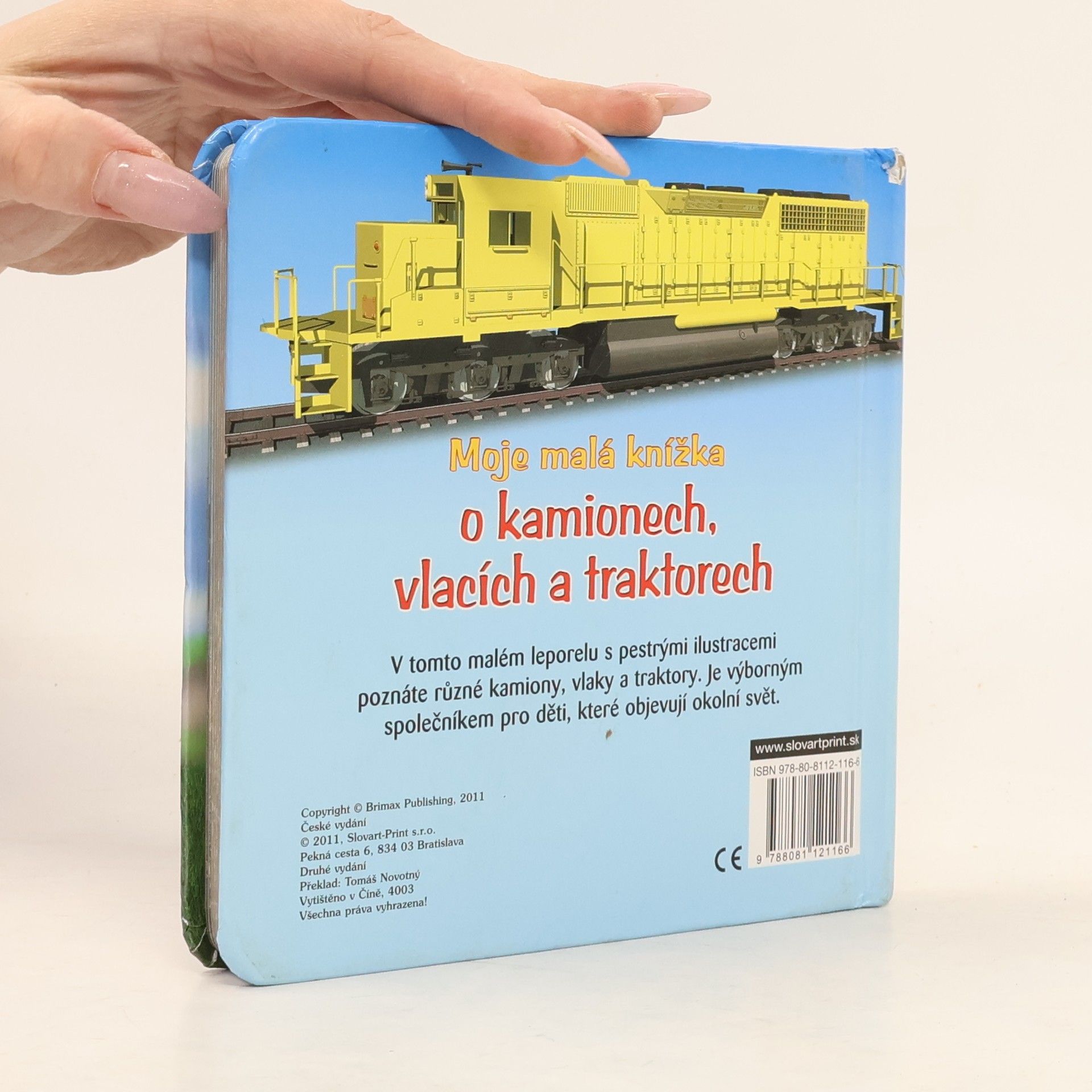 Tomáš Novotný Moje malá knížka o kamionech, vlacích a traktorech