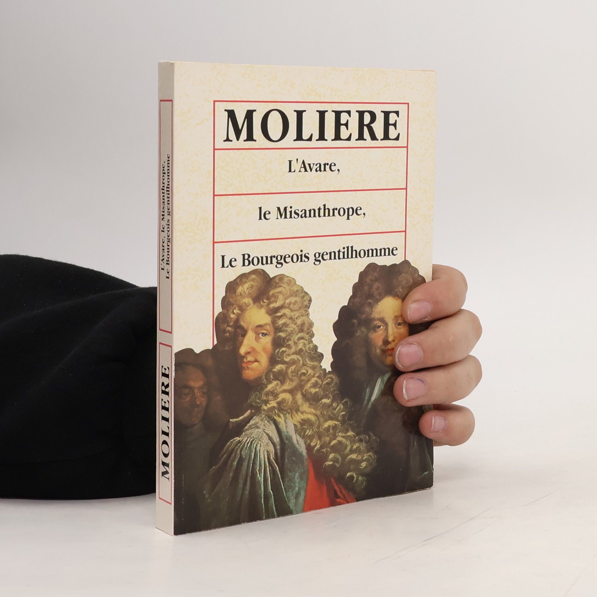 Molière L'Avare, Le Misanthrope, Le Bourgeois gentilhomme