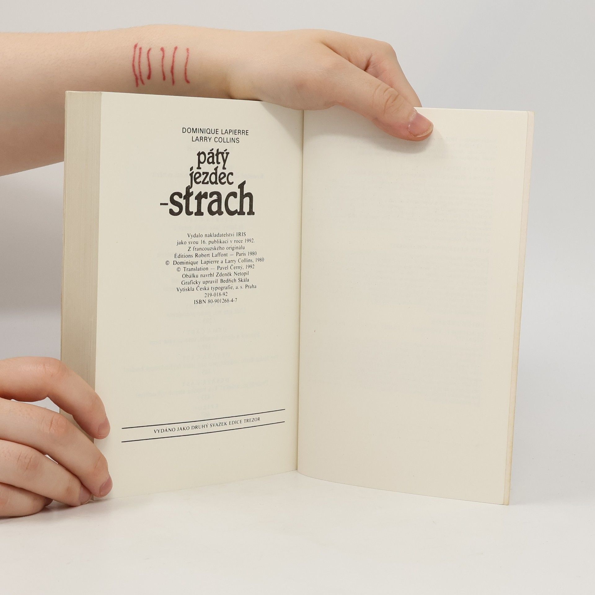 Dominique Lapierre Pátý jezdec - strach