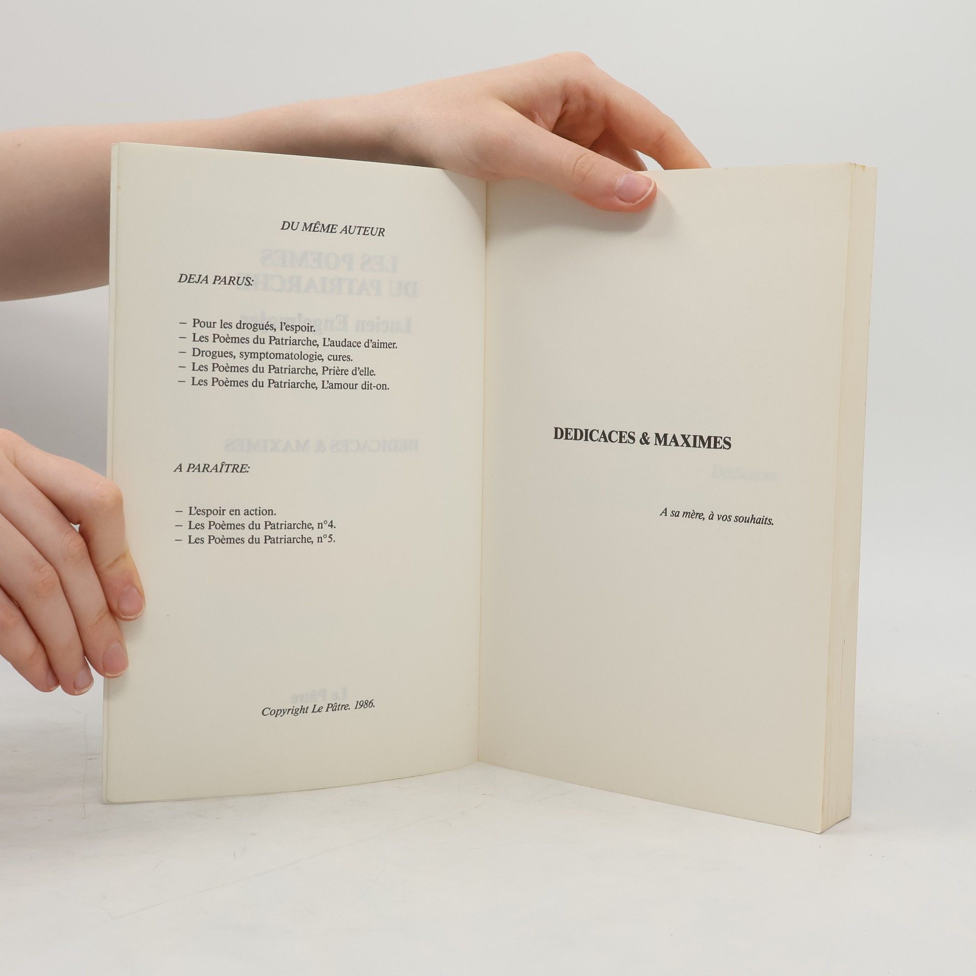 Lucien J. Engelmajer Dédicaces & Maximes