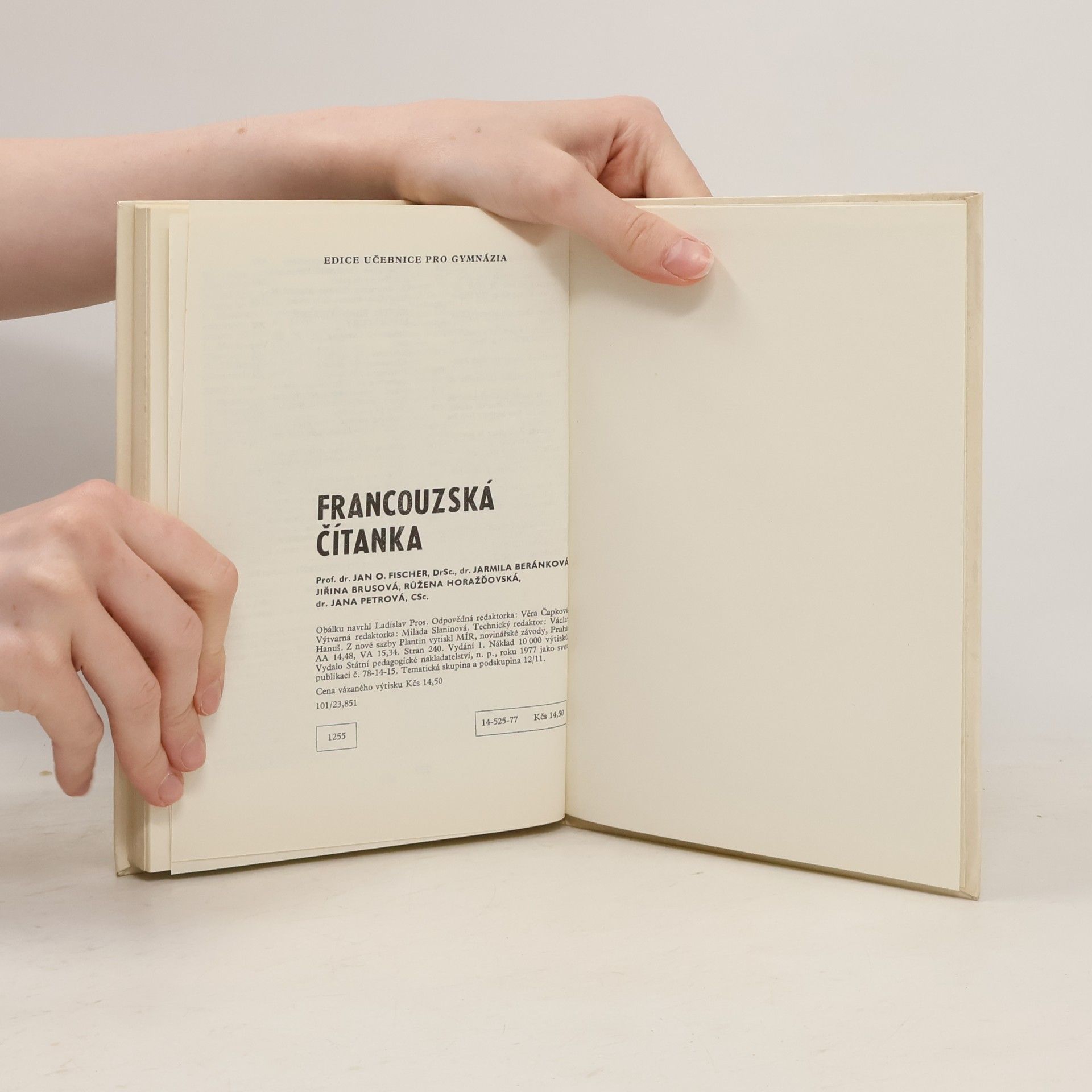 Various authors Francouzská čítanka