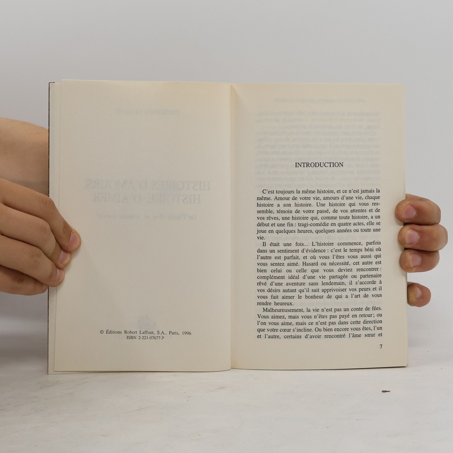 Catherine Bensaid Histoires d'amours, histoire d'aimer