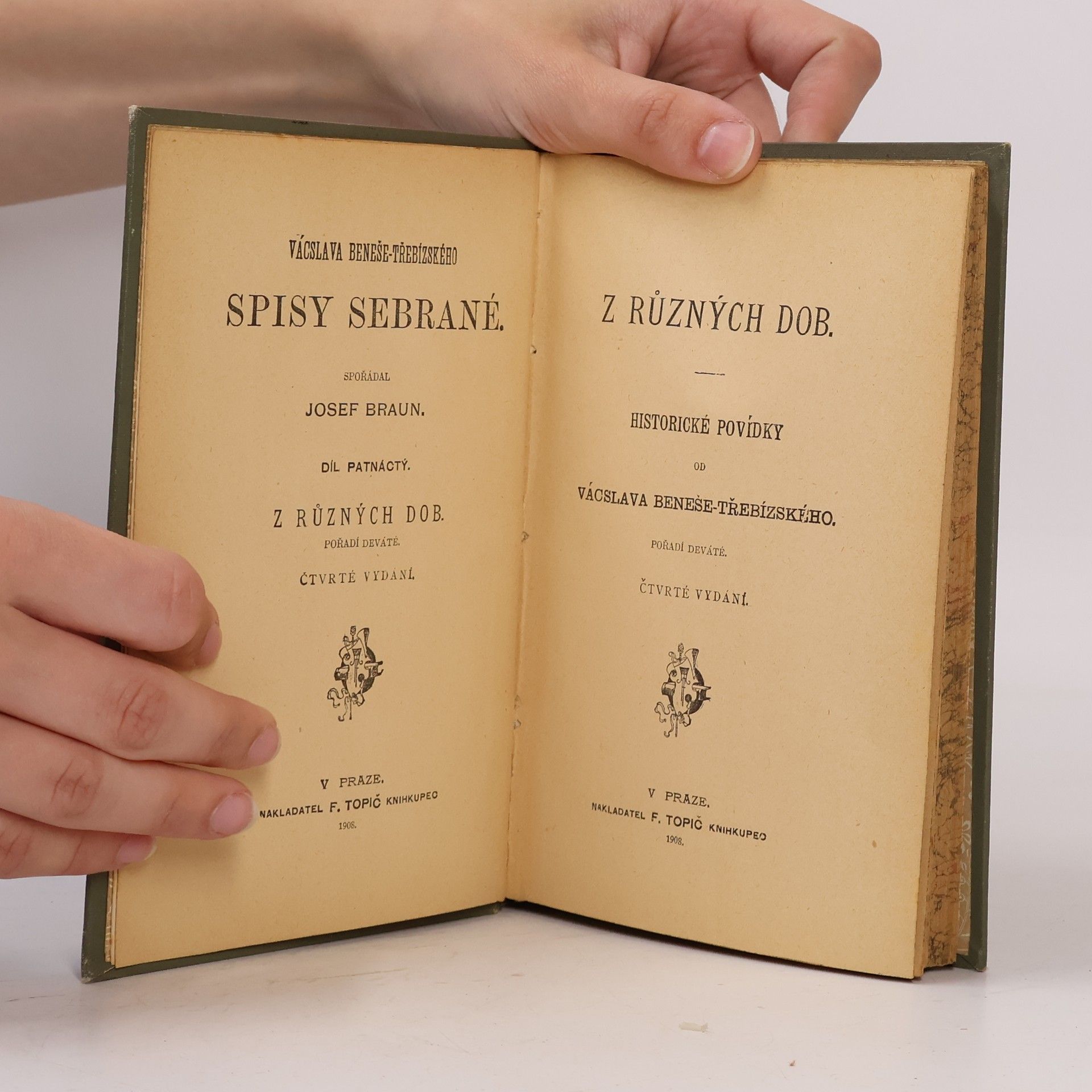 Václav Beneš Třebízský Spisy sebrané 15. Z různých dob