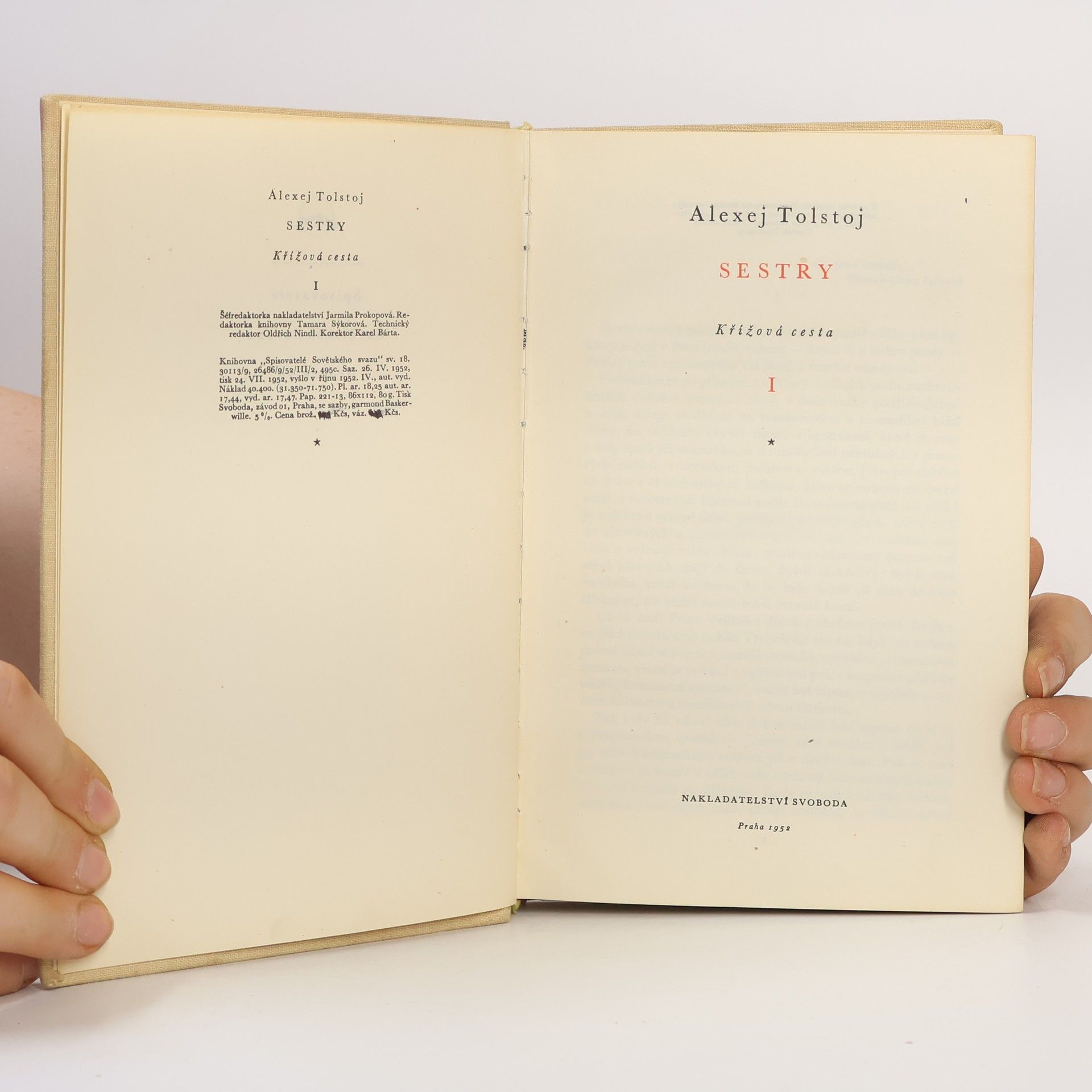Aleksey Tolstoy Krížová cesta I. Sestry