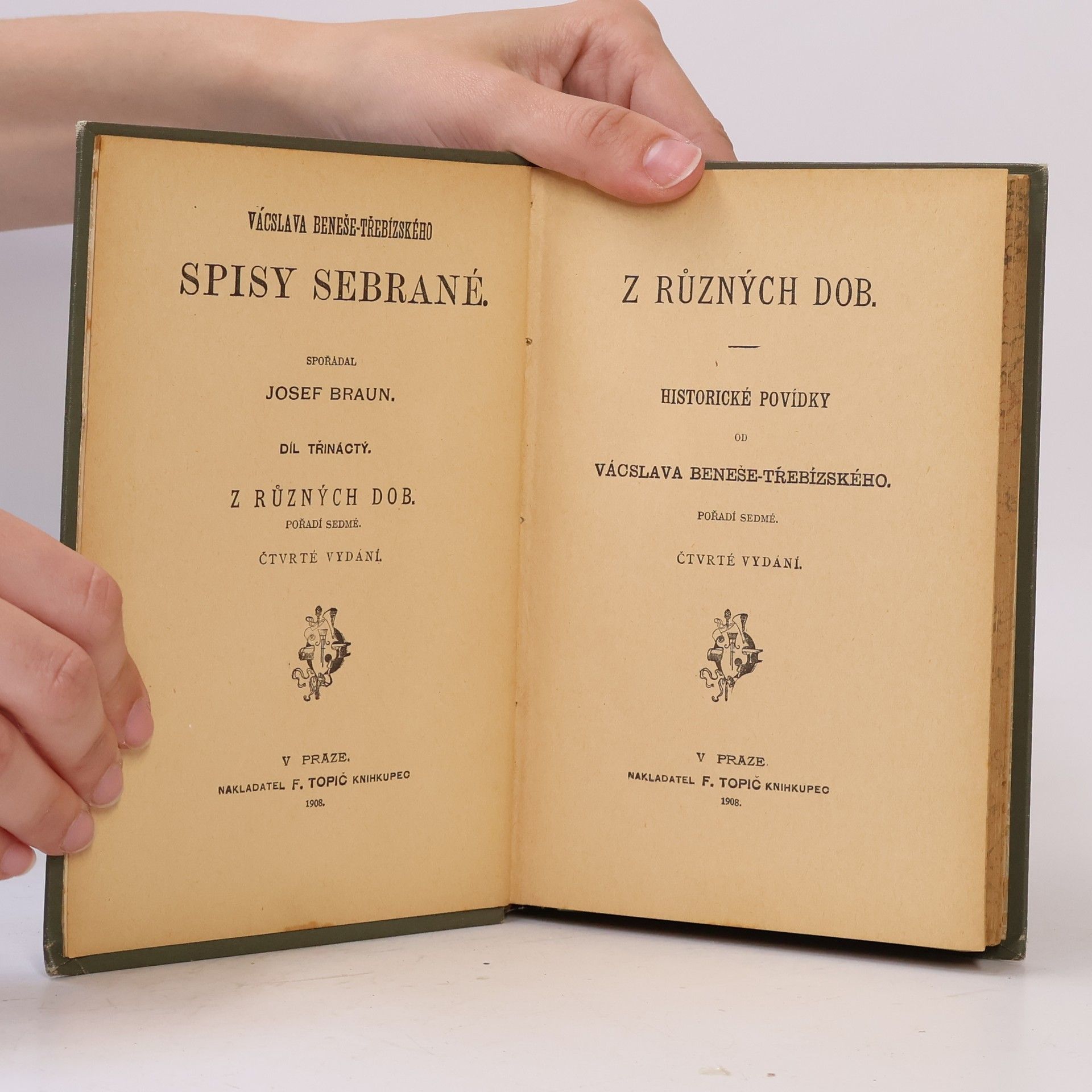Václav Beneš Třebízský Spisy sebrané. Z různých dob 13