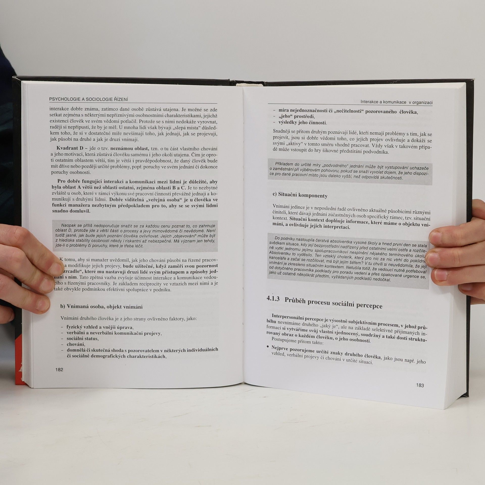 Eva Bedrnová Psychologie a sociologie řízení