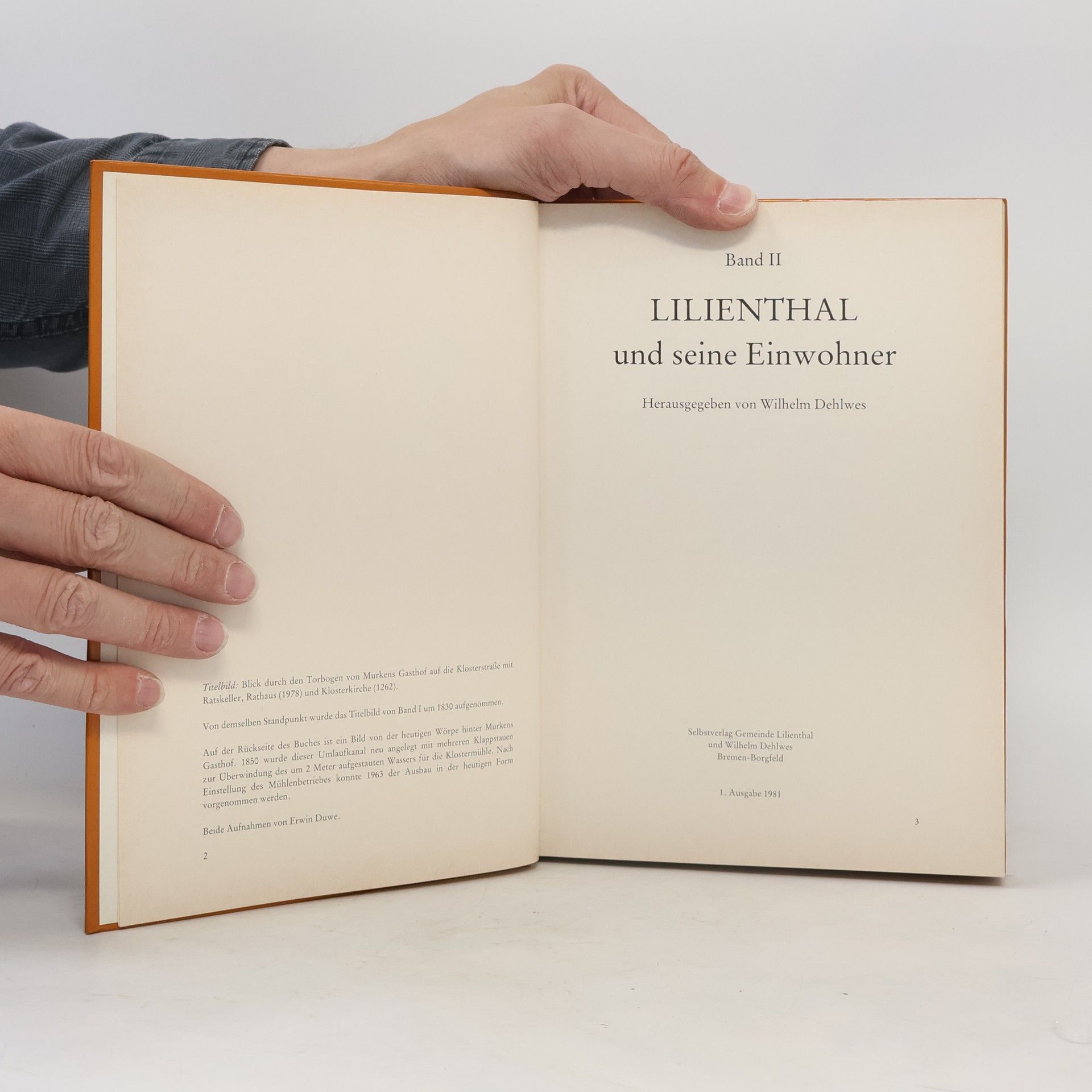 Wilhelm Dehlwes Lilienthal und seine Einwohner II