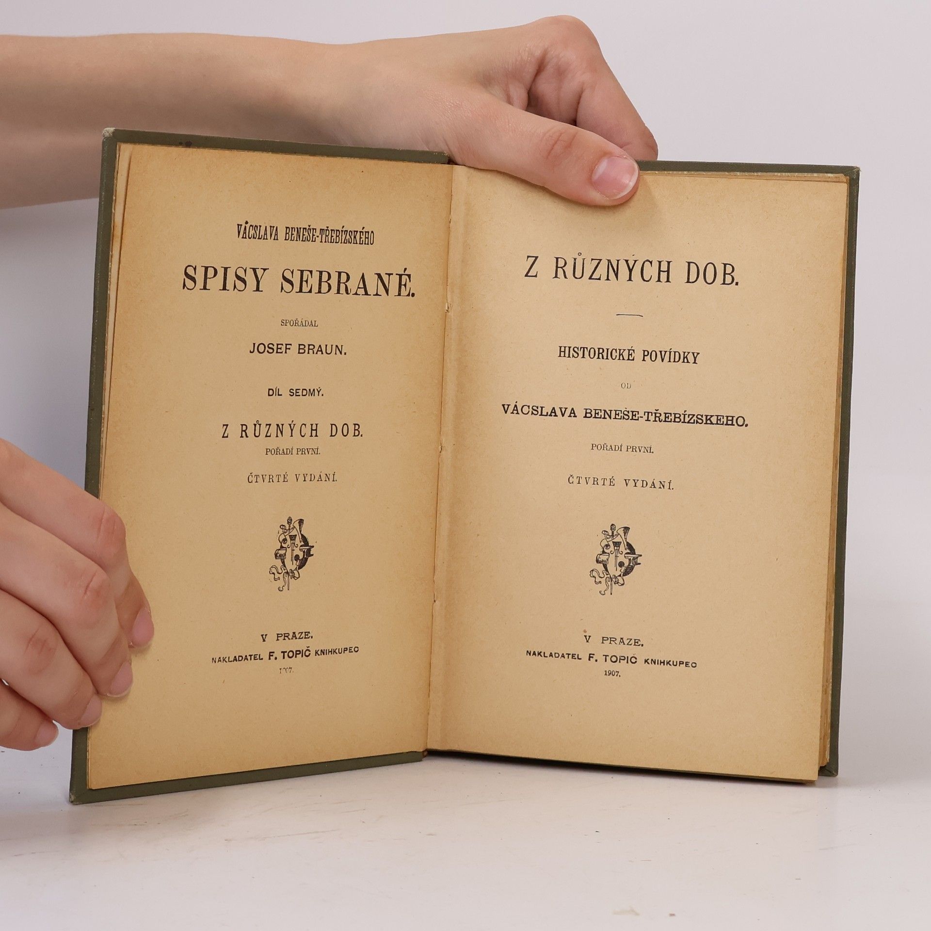 Václav Beneš Třebízský Spisy sebrané VII. Z různých dob