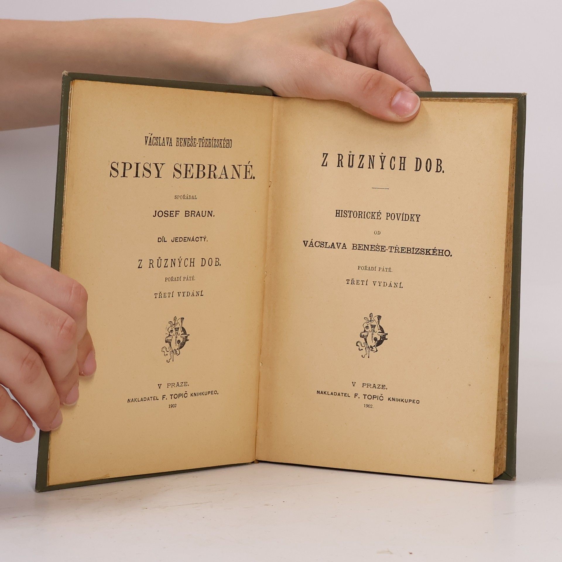 Václav Beneš Třebízský Spisy sebrané 11. Z různých dob V.