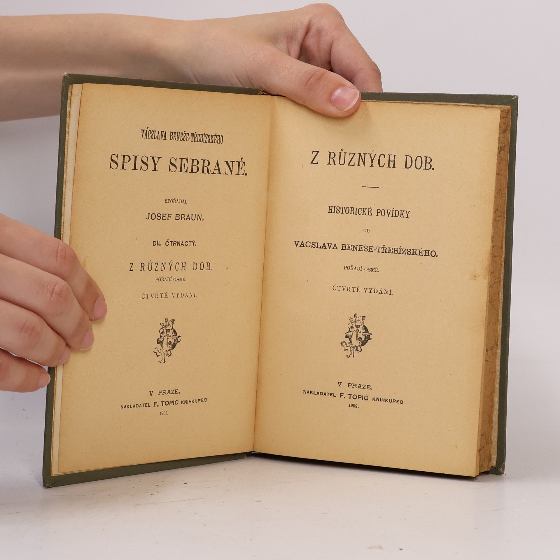 Václav Beneš Třebízský Spisy sebrané z různých dob XIV (14)