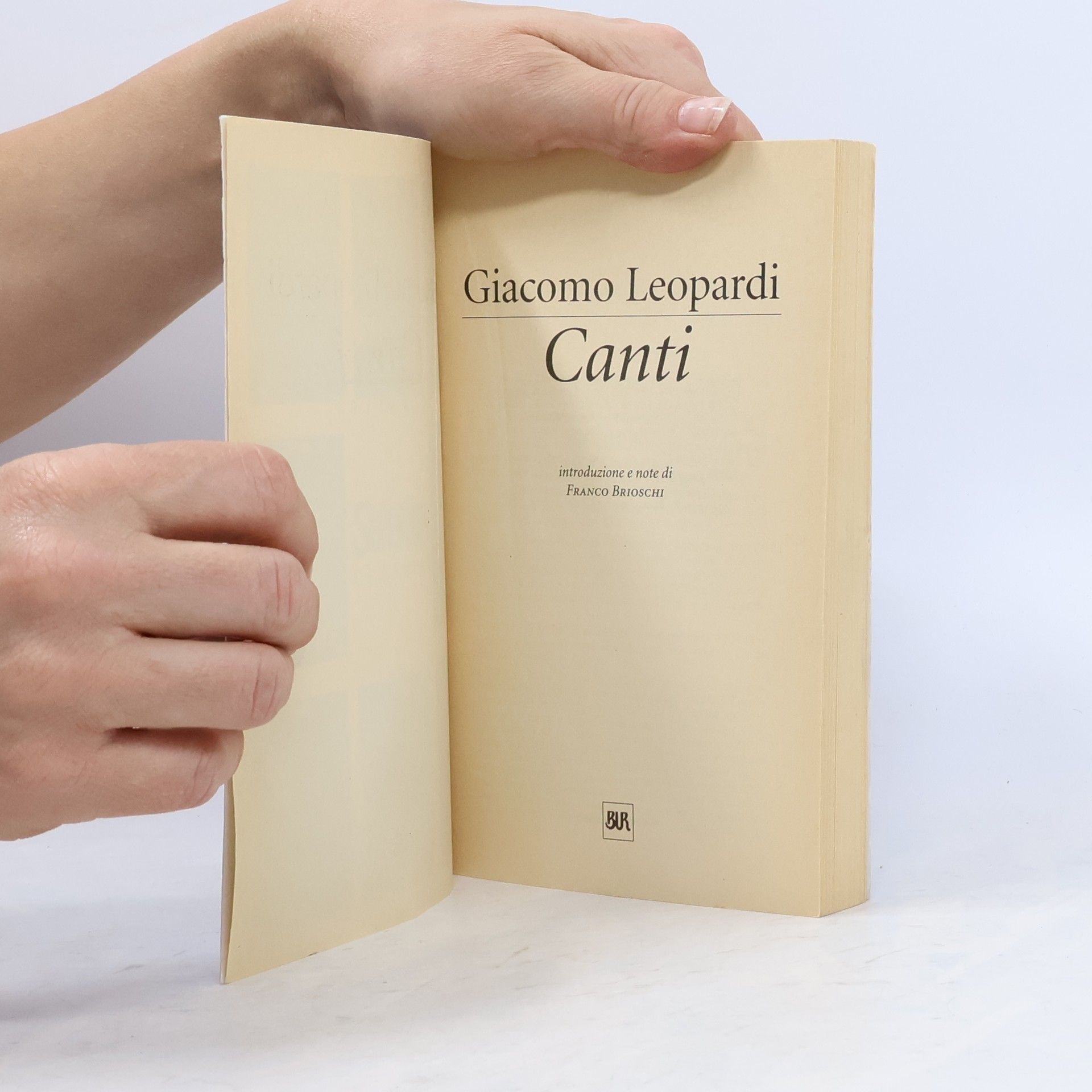 Giacomo Leopardi Canti