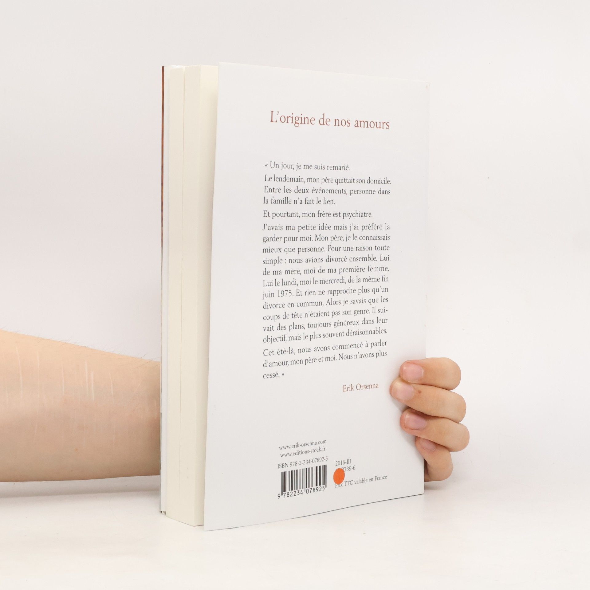 Erik Orsenna L'origine de nos amours