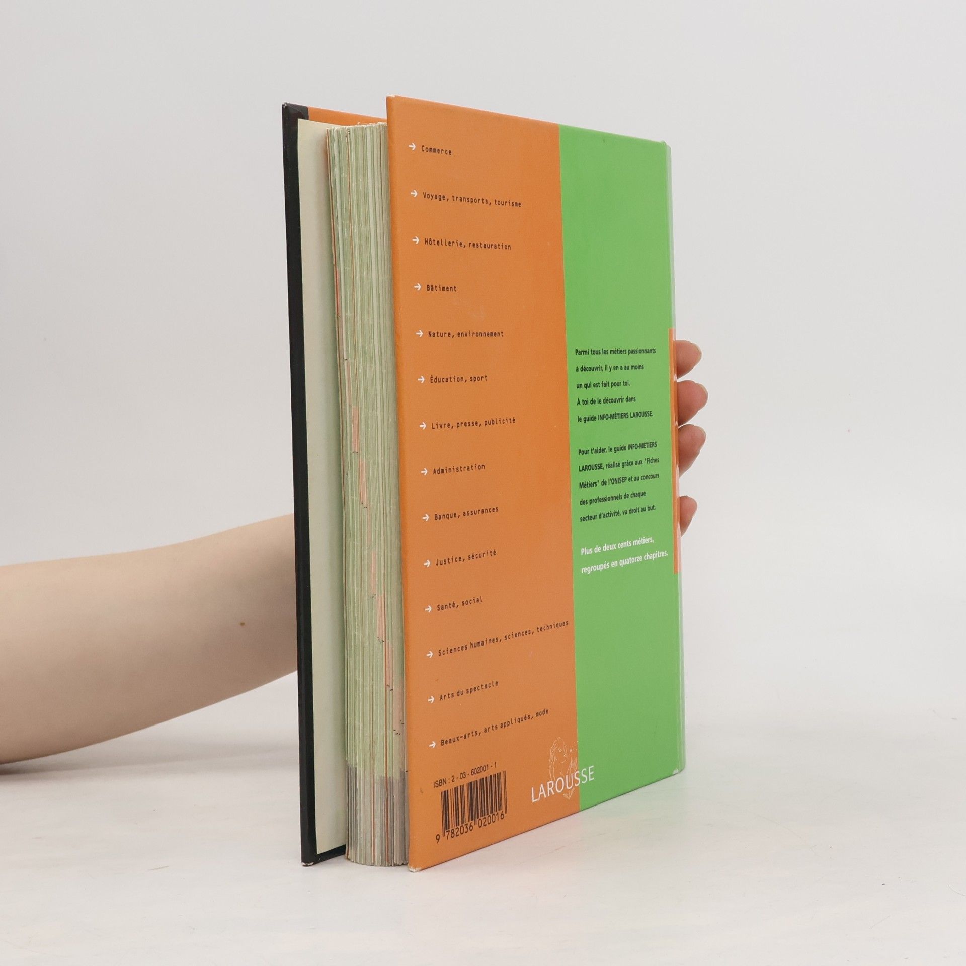 Collectif Guide jeunes Larousse: Info métiers