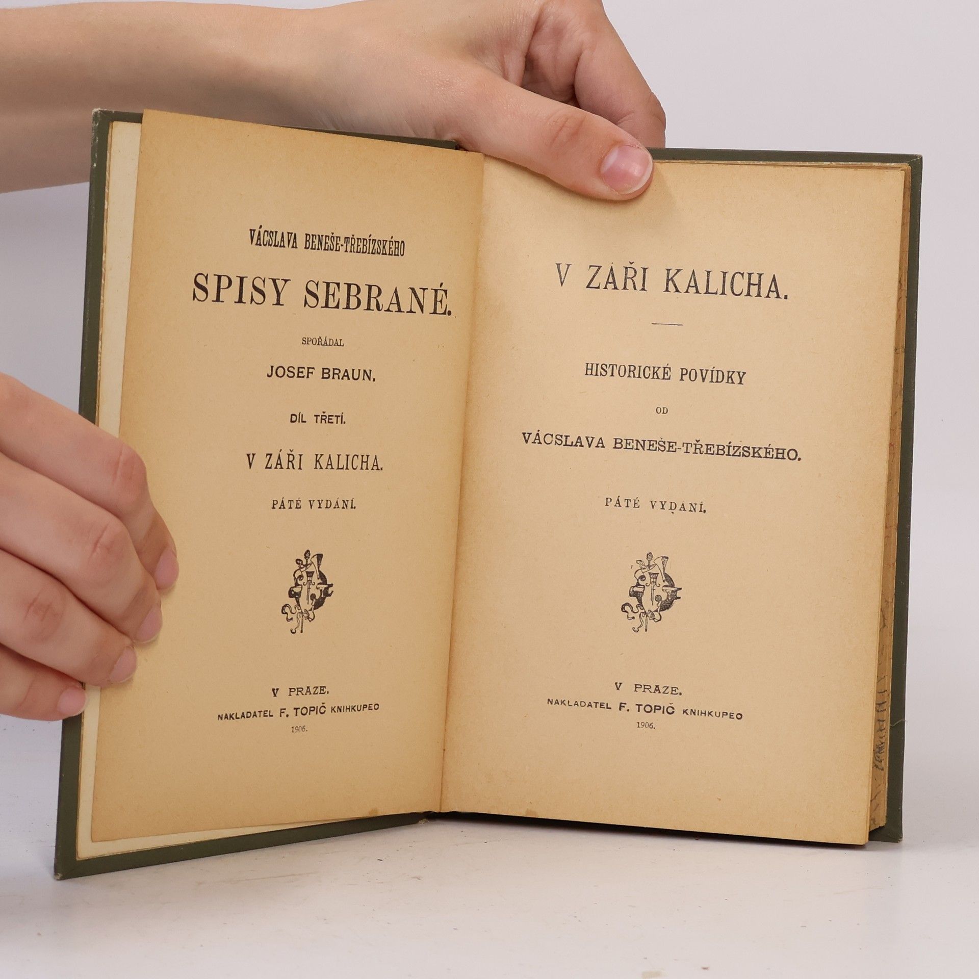 Václav Beneš Třebízský Sebrané spisy III. V záři kalicha