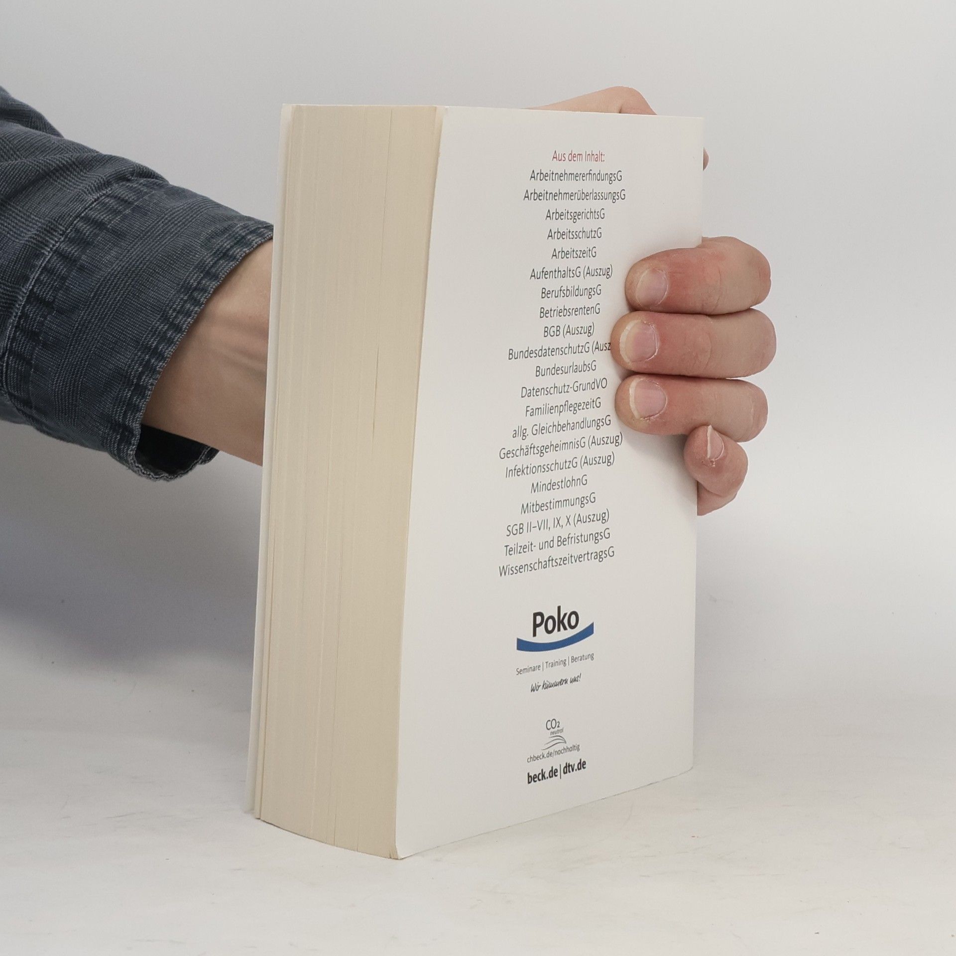 Collectif d'auteurs ArbG Arbeitsgesetze