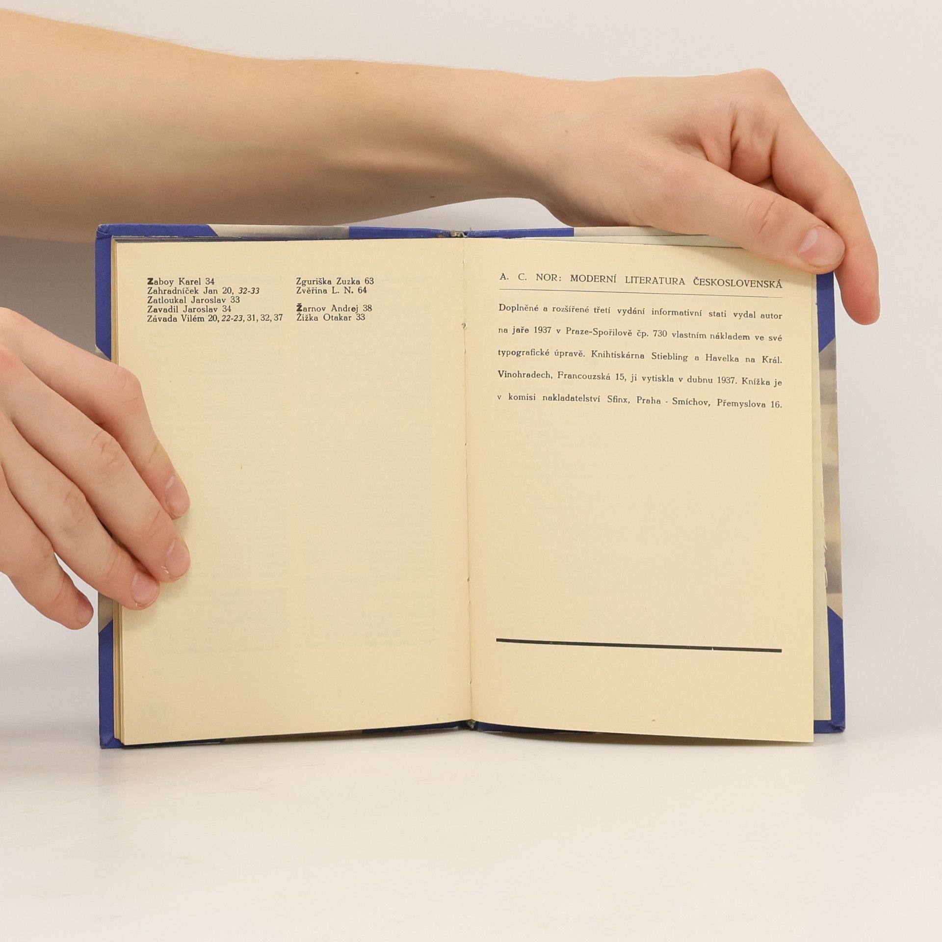 A. C. Nor Moderní literatura československá