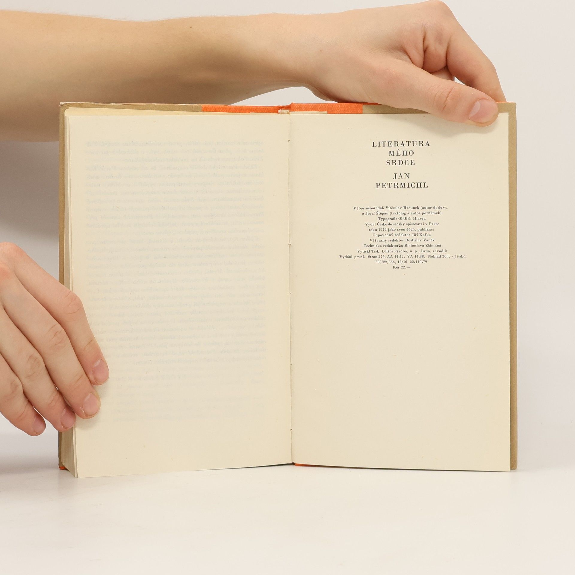 Jan Petrmichl Literatura mého srdce