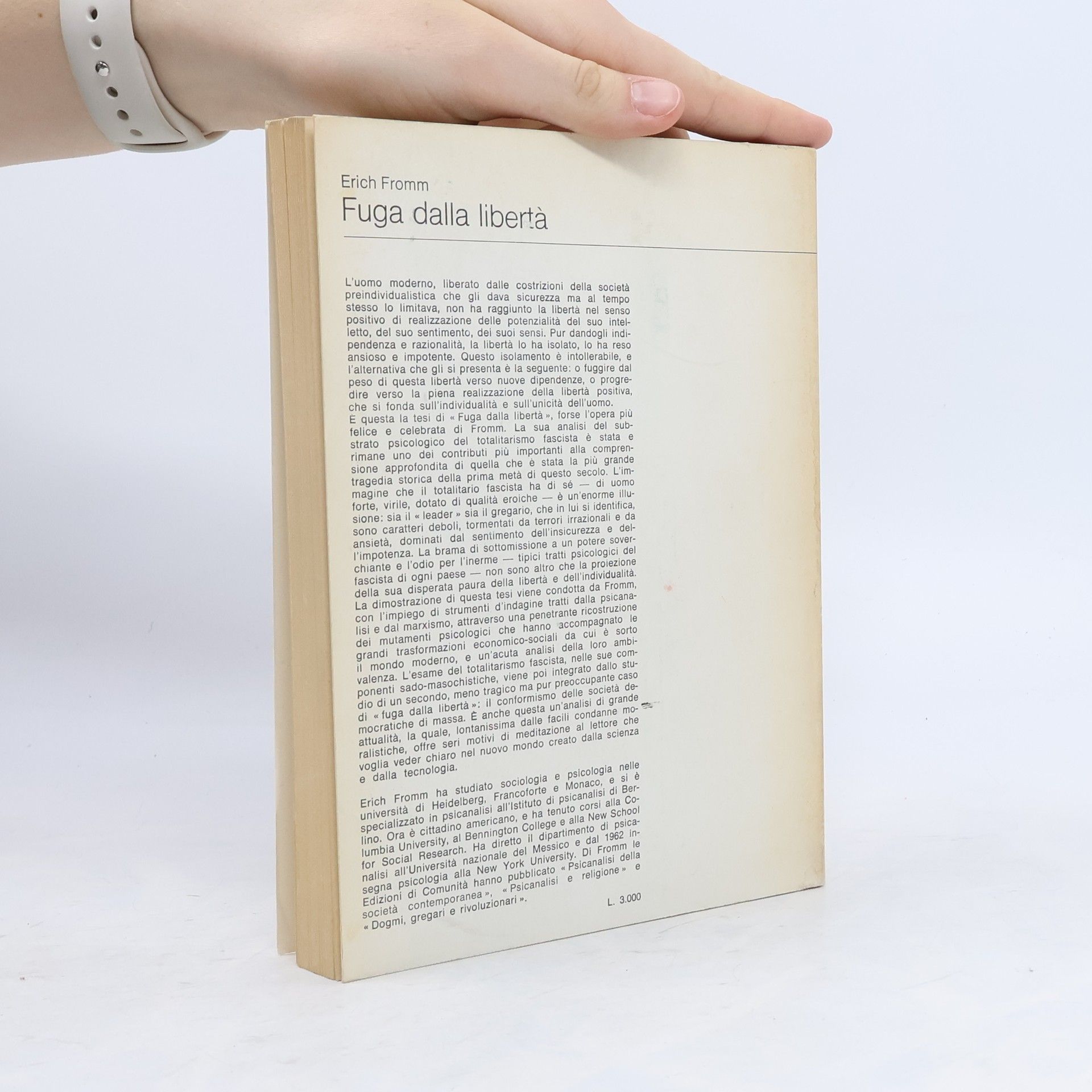 Erich Fromm Fuga dalla libertà
