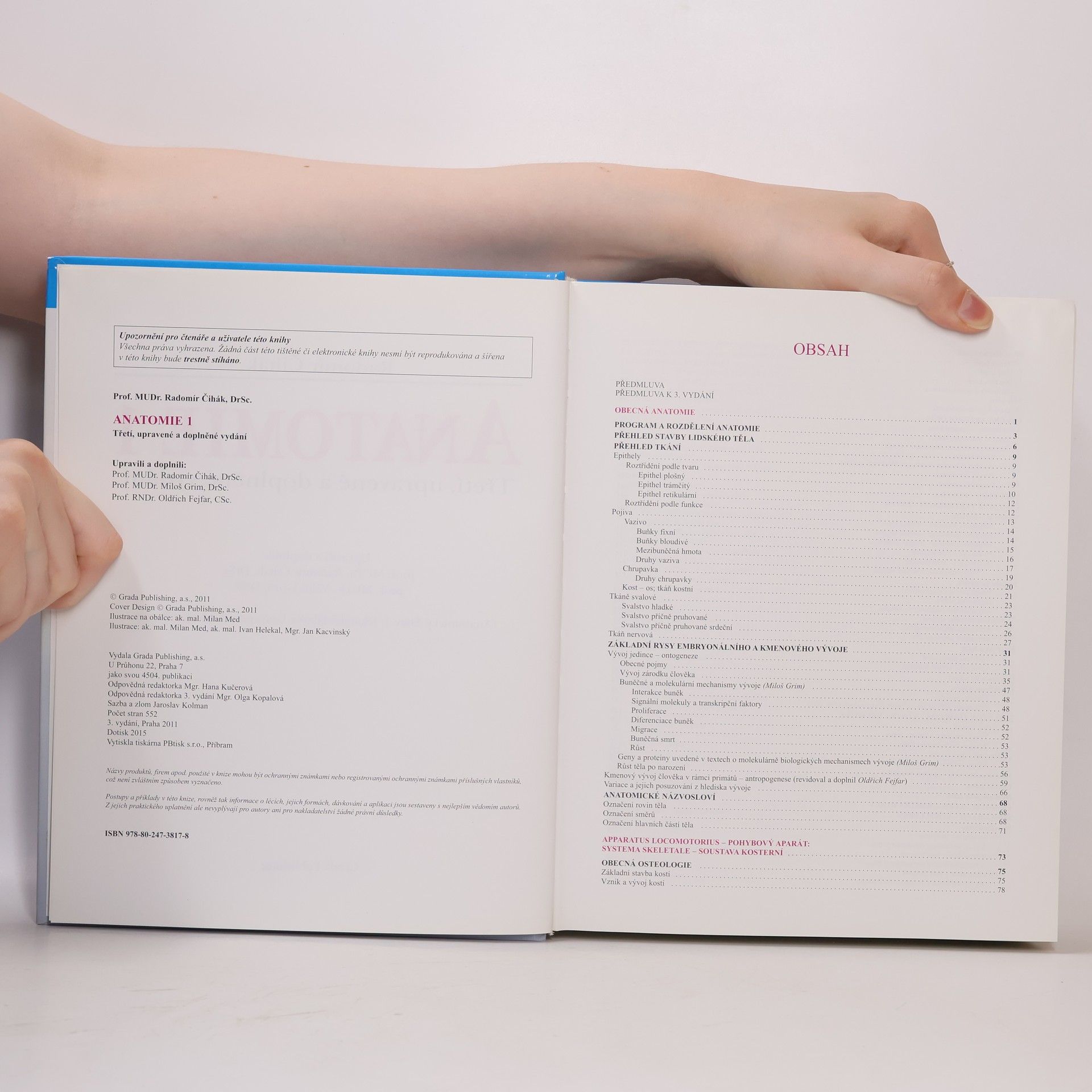 Oldřich Fejfar Anatomie 1