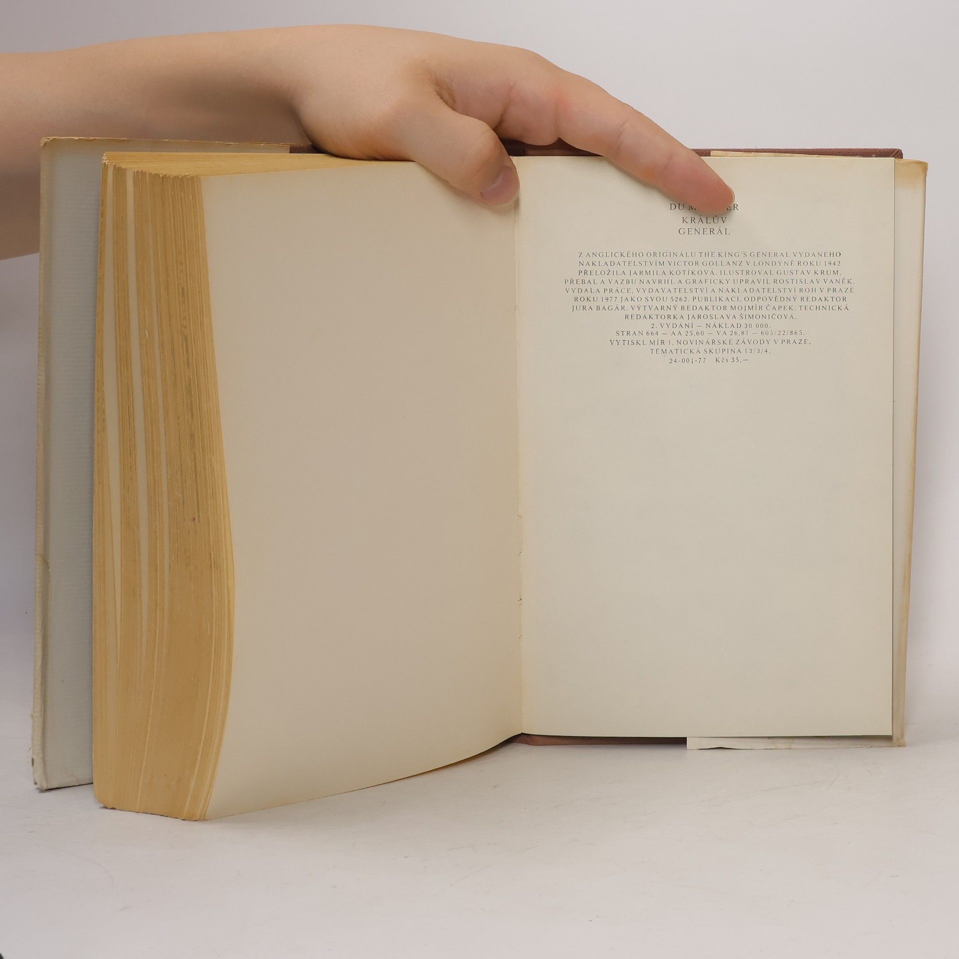 Daphne Du Maurier Králův generál