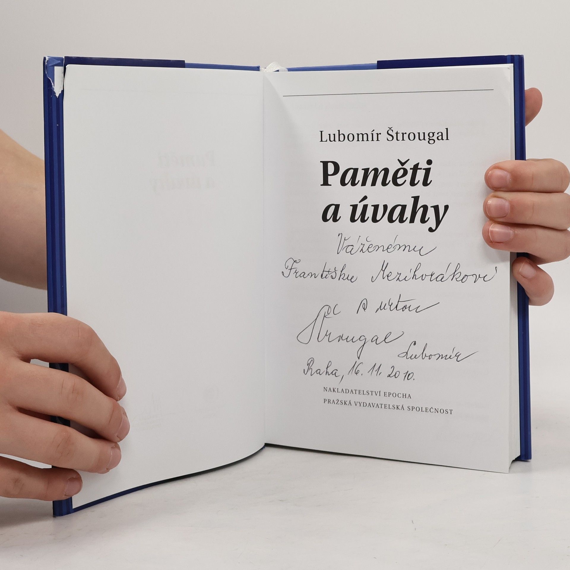 Lubomír Štrougal Paměti a úvahy