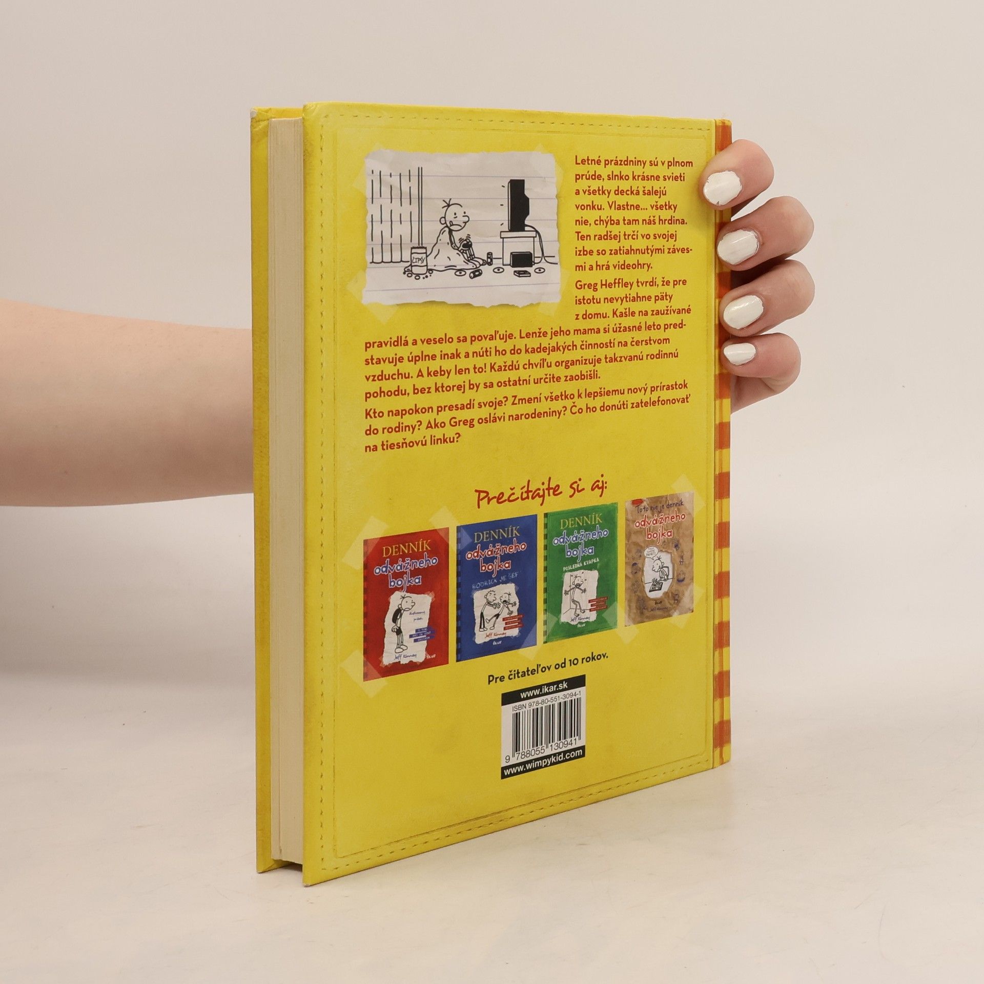 Jeff Kinney Denník odvážneho bojka 4: Prázdniny pod psa