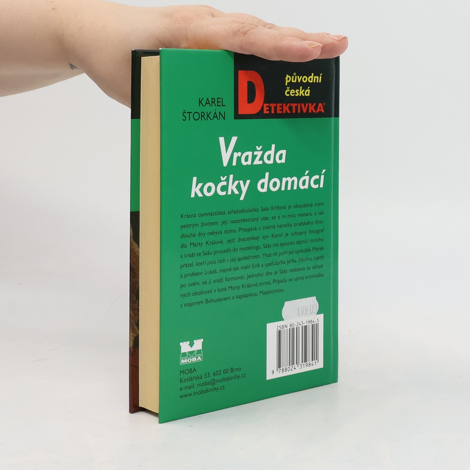 Karel Štorkán Vražda kočky domácí