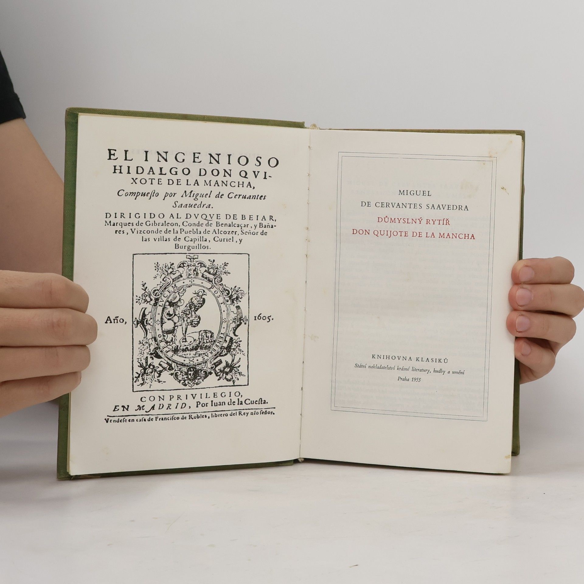Miguel de Cervantes y Saavedra Důmyslný rytíř Don Quijote de la Mancha