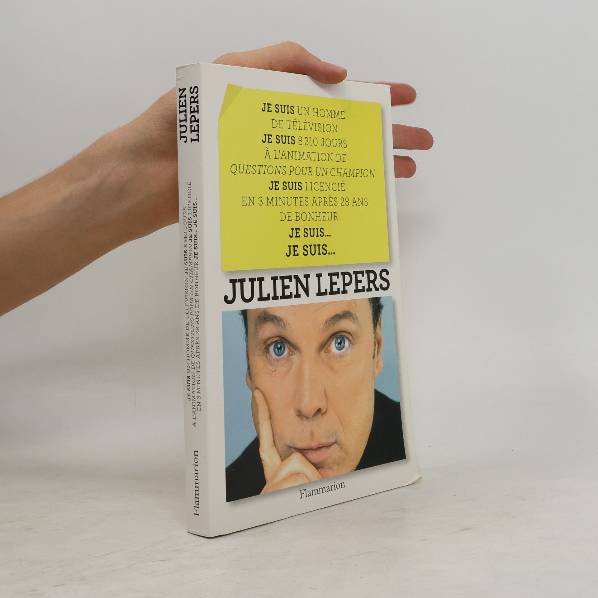 Je suis un homme de télévision...